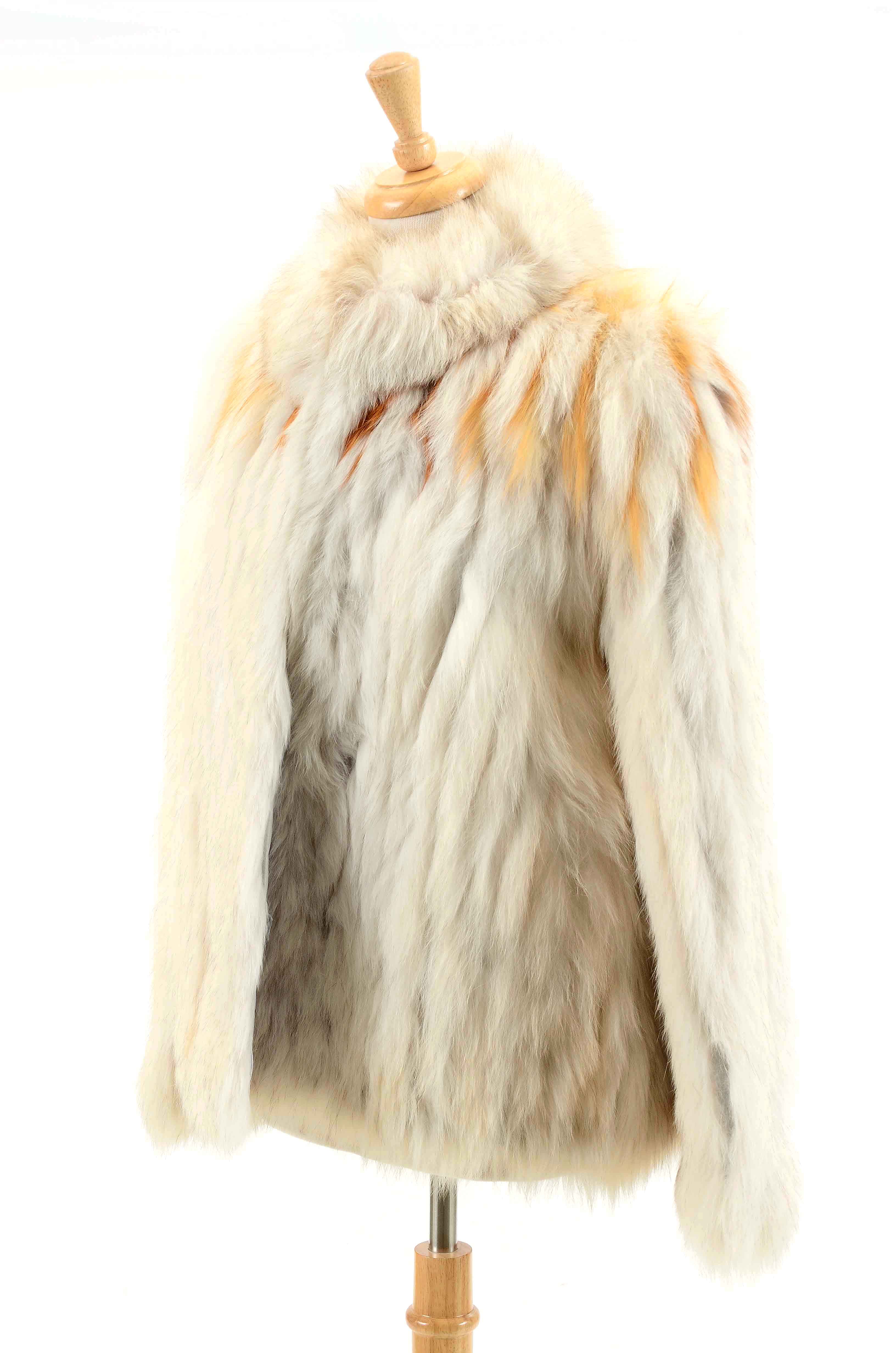 Golden Fox Fur Coat