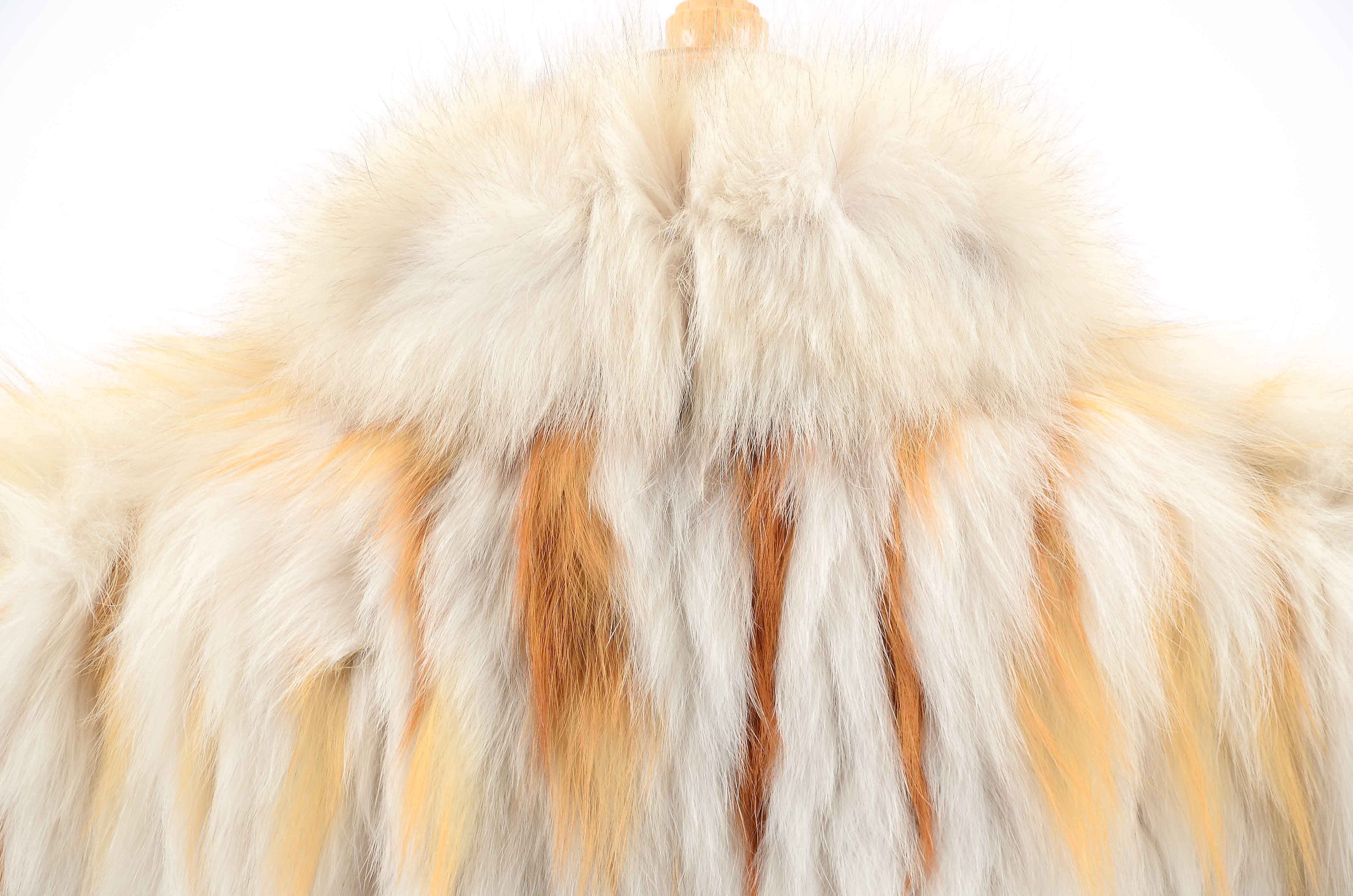 Golden Fox Fur Coat