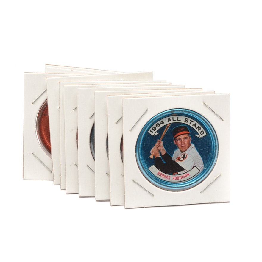 1964 Topps "All-Stars" Baseball Photo Coins