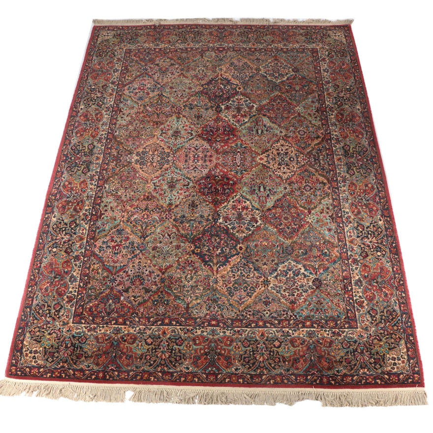 Machine Made "Panel Kirman " Area Rug by Karastan