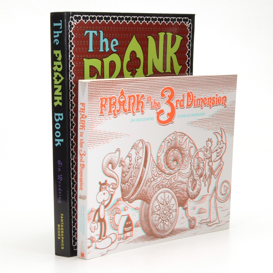 "Frank in the 3rd Dimension" and "The Frank Book" by Jim Woodring