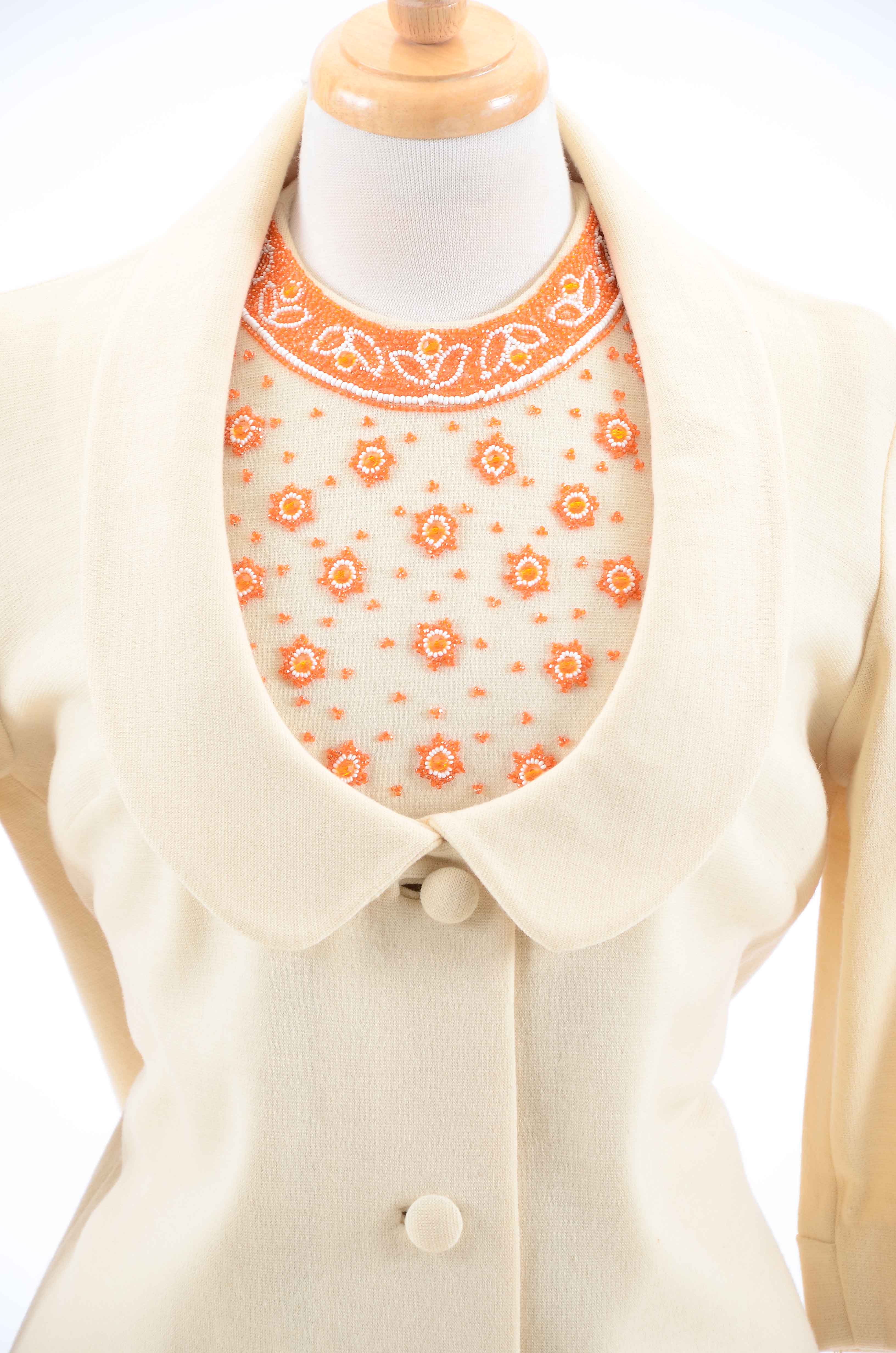 Vintage 1960's Wool Skirt Suit