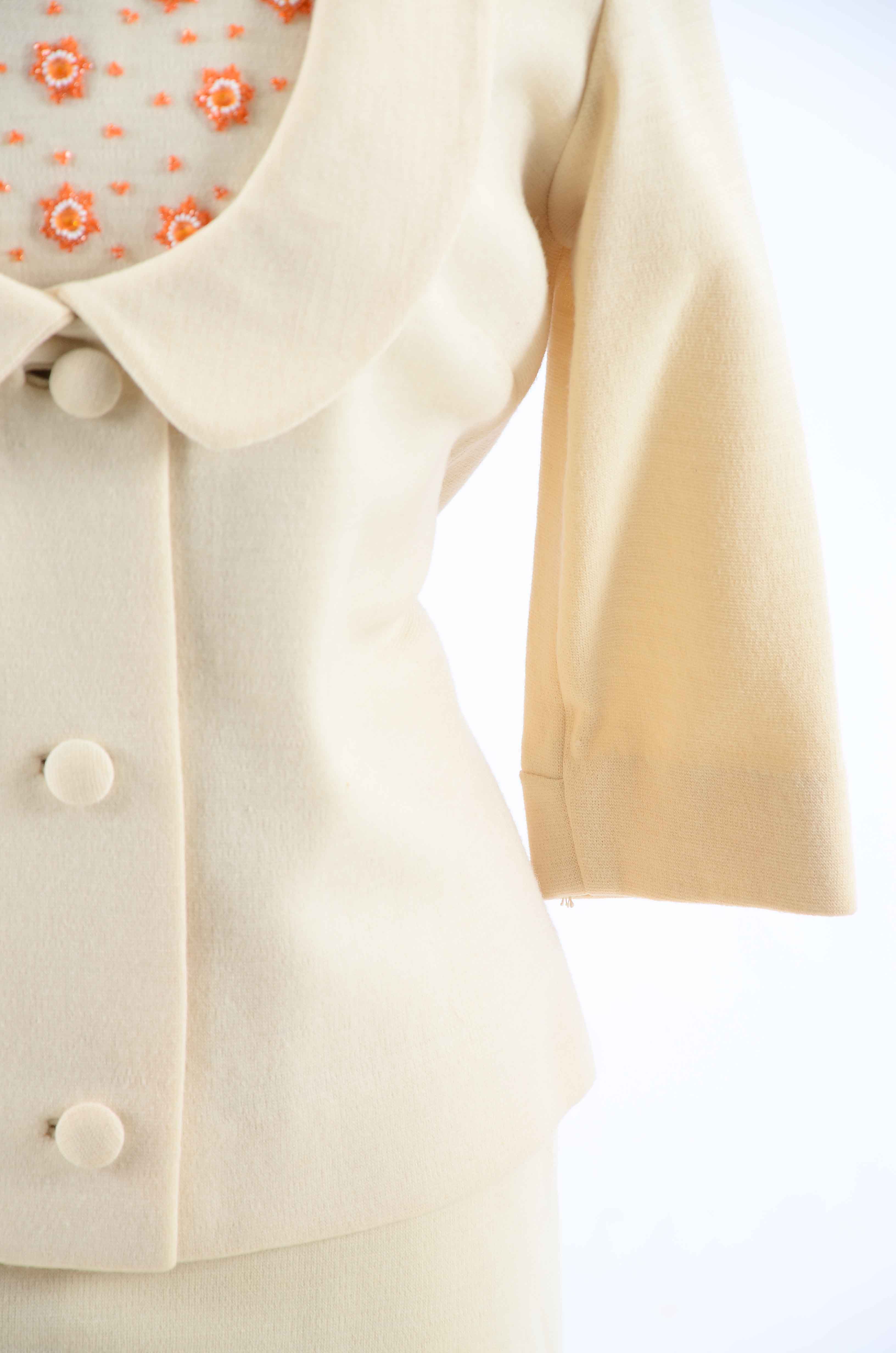 Vintage 1960's Wool Skirt Suit