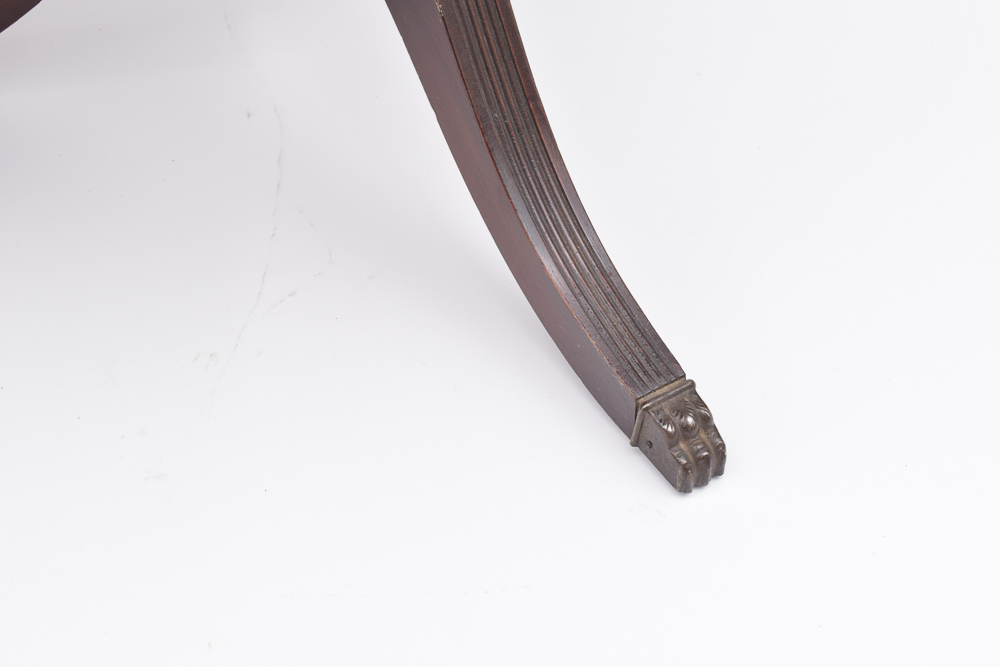 Vintage Twin Pedestal Coffee Table