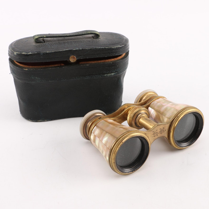 Vintage Latour Paris Opera Glasses with Case