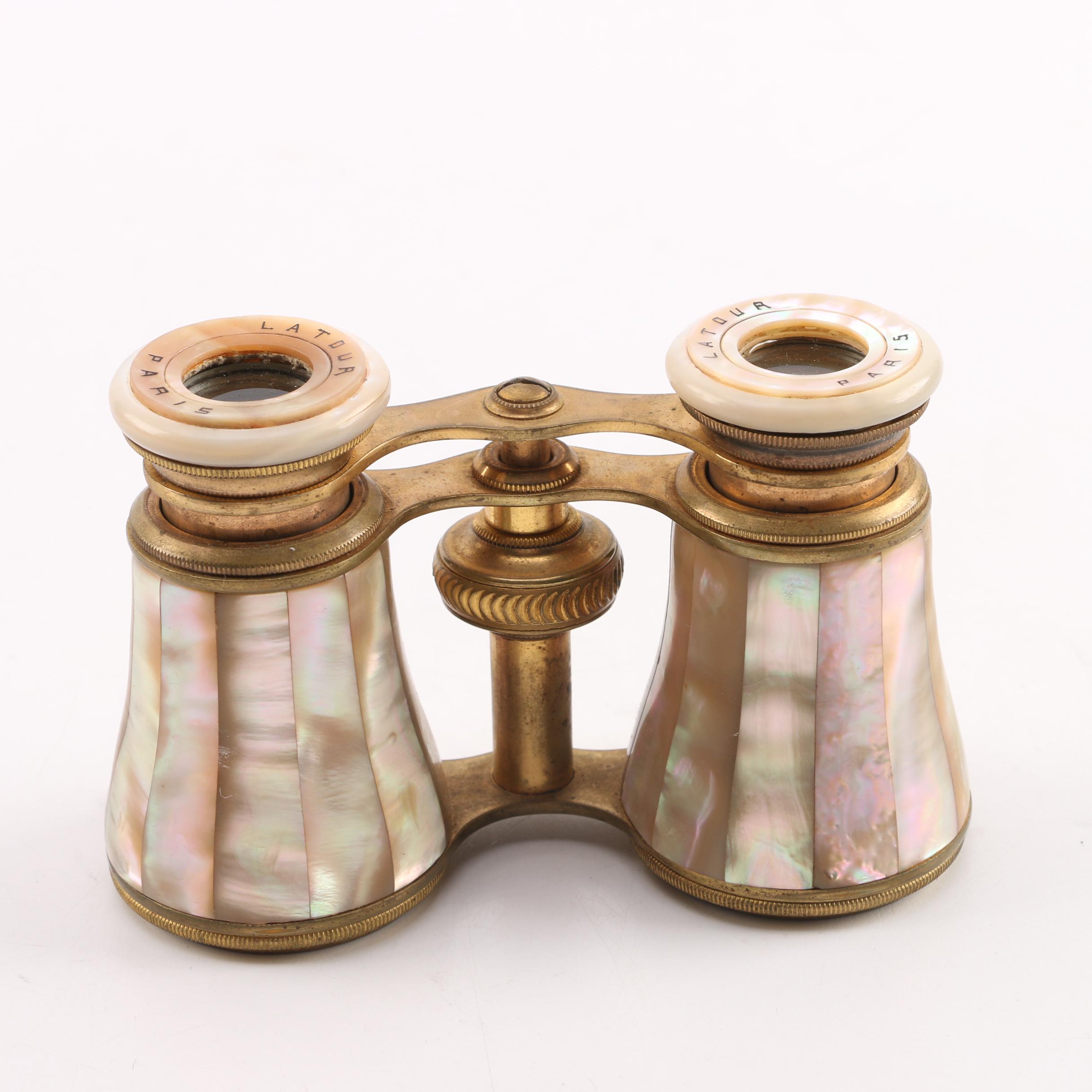 Vintage Latour Paris Opera Glasses with Case