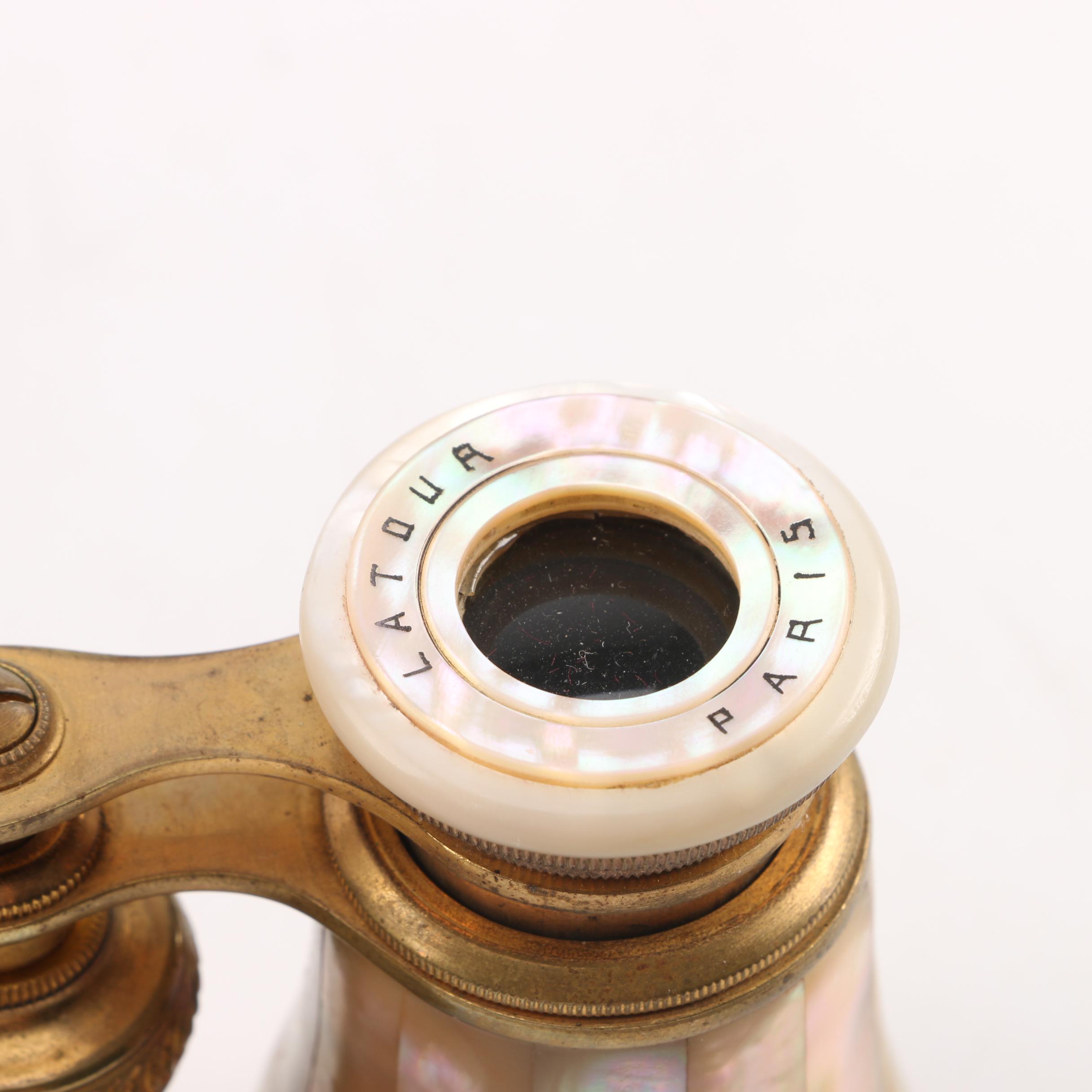 Vintage Latour Paris Opera Glasses with Case