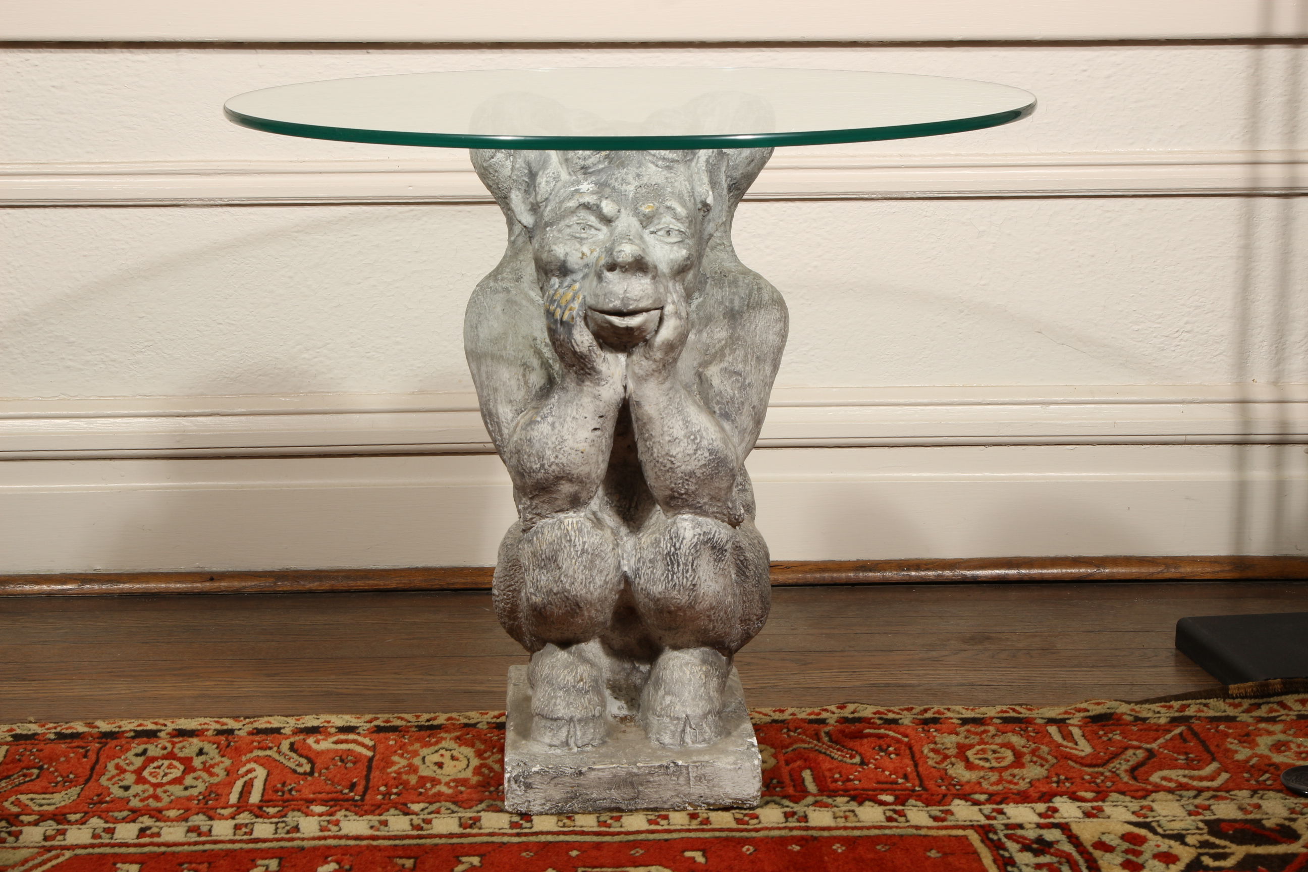 Gargoyle Statue Base Accent Table