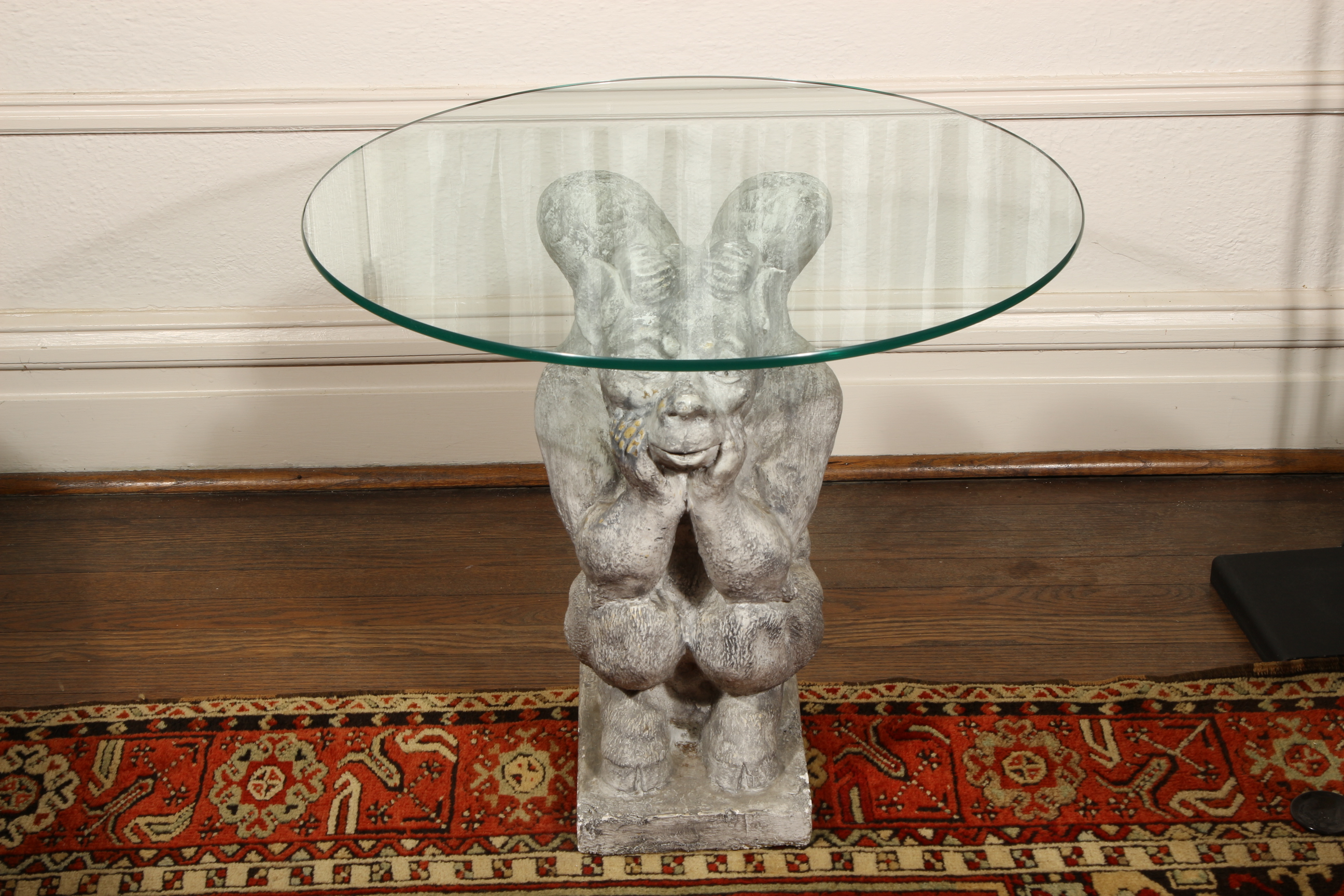 Gargoyle Statue Base Accent Table