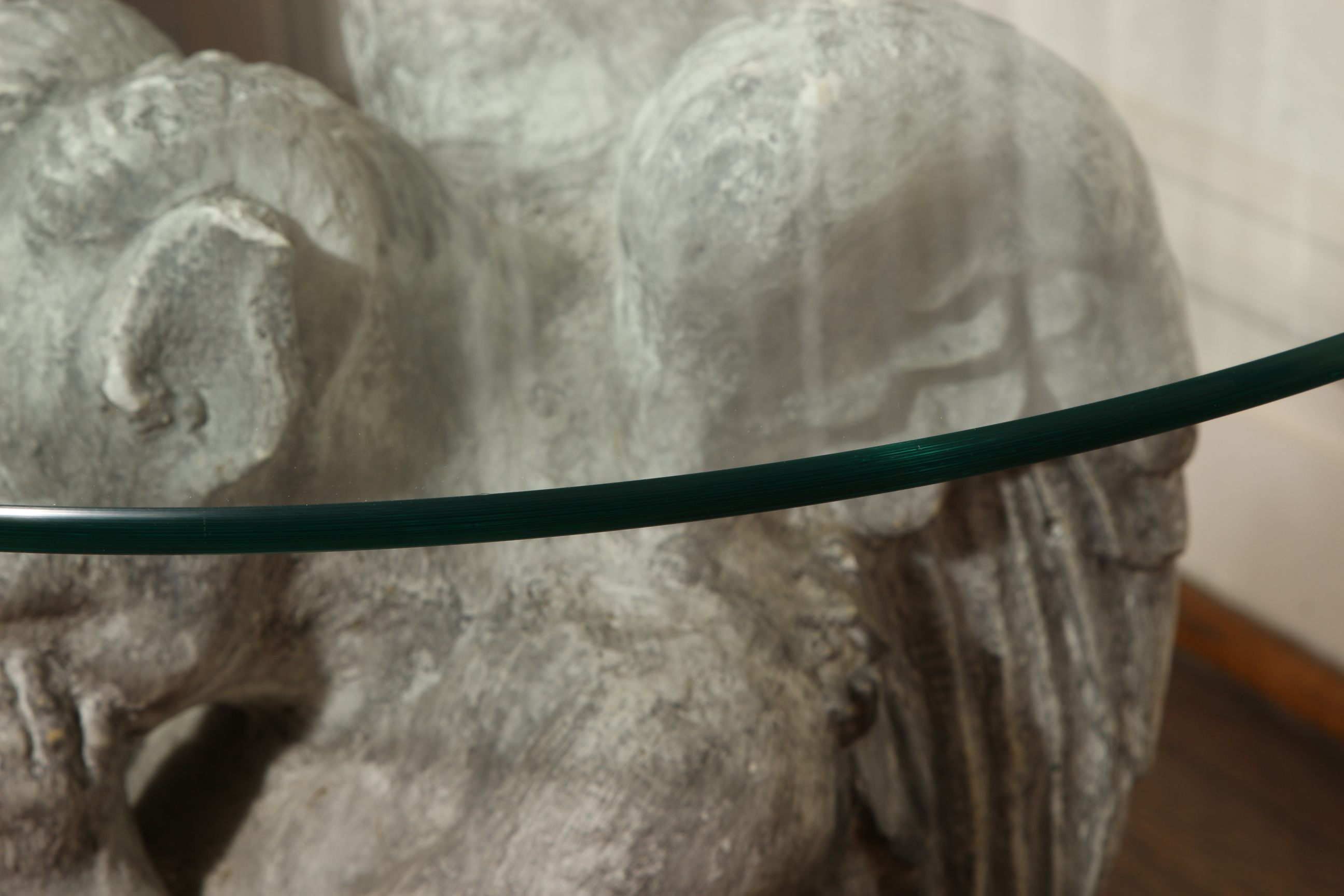 Gargoyle Statue Base Accent Table