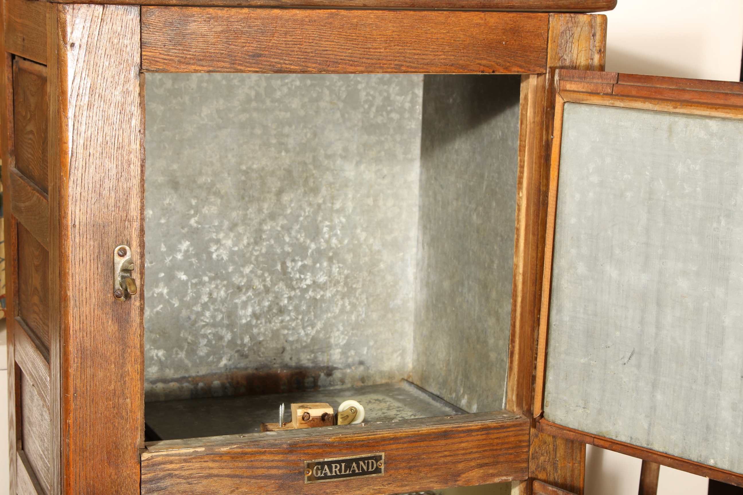 Early 20th Century Oak Ice Box by Garland