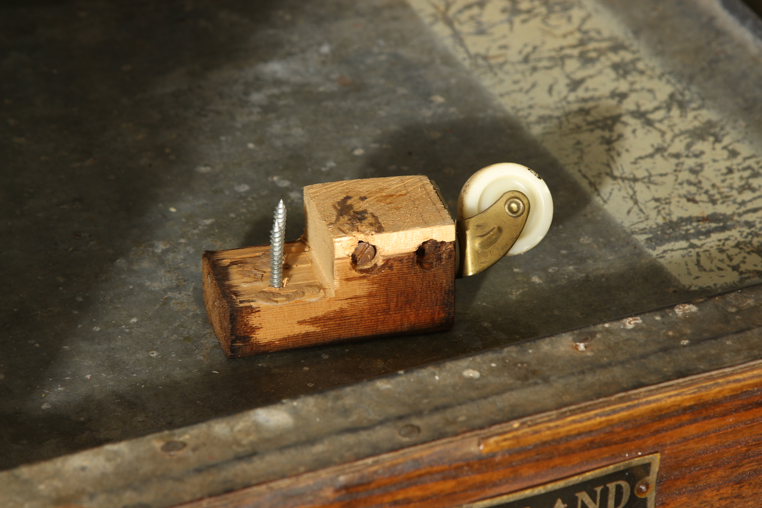 Early 20th Century Oak Ice Box by Garland