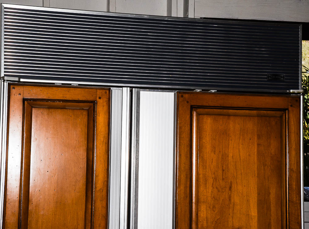 Sub-Zero 690/F Refrigerator with Wood Paneling