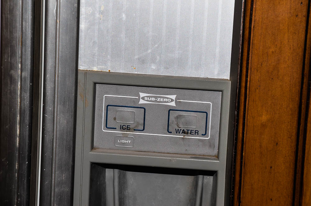 Sub-Zero 690/F Refrigerator with Wood Paneling