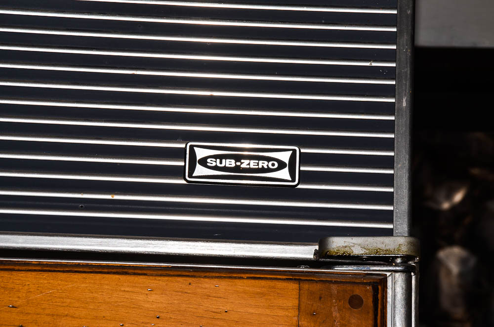 Sub-Zero 690/F Refrigerator with Wood Paneling