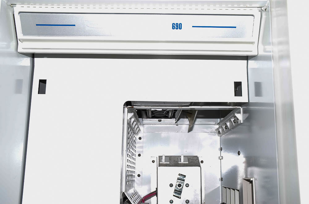 Sub-Zero 690/F Refrigerator with Wood Paneling