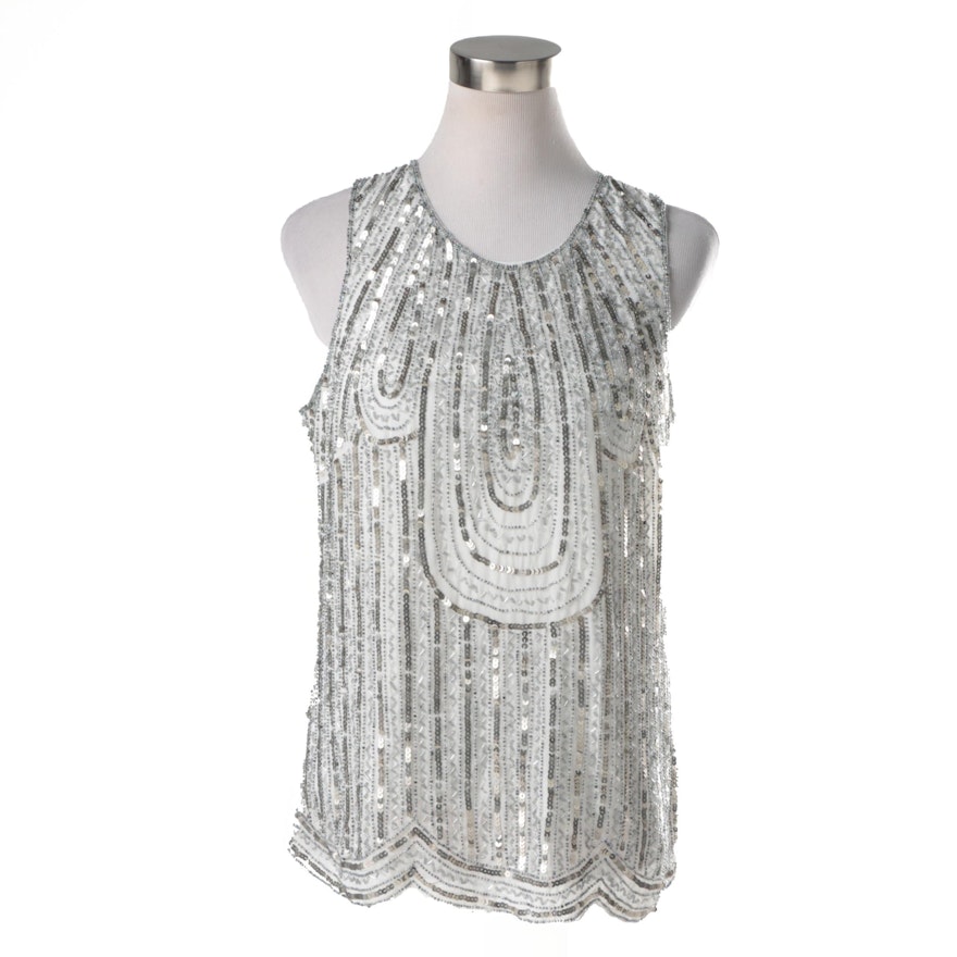 Romeo & Juliet Couture Sequined Top