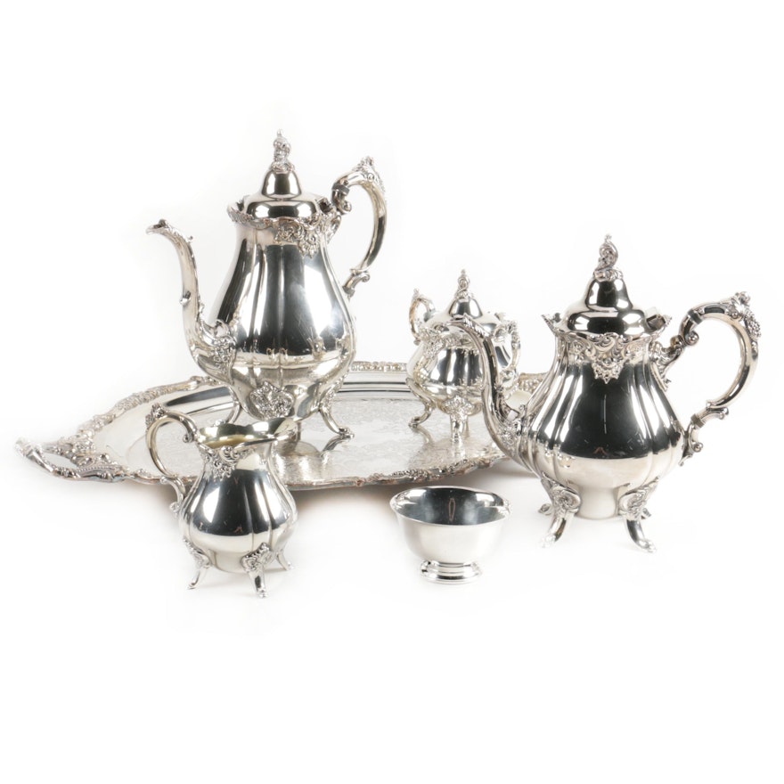 Wallace "Baroque" Silver-Plated Coffee and Tea Service