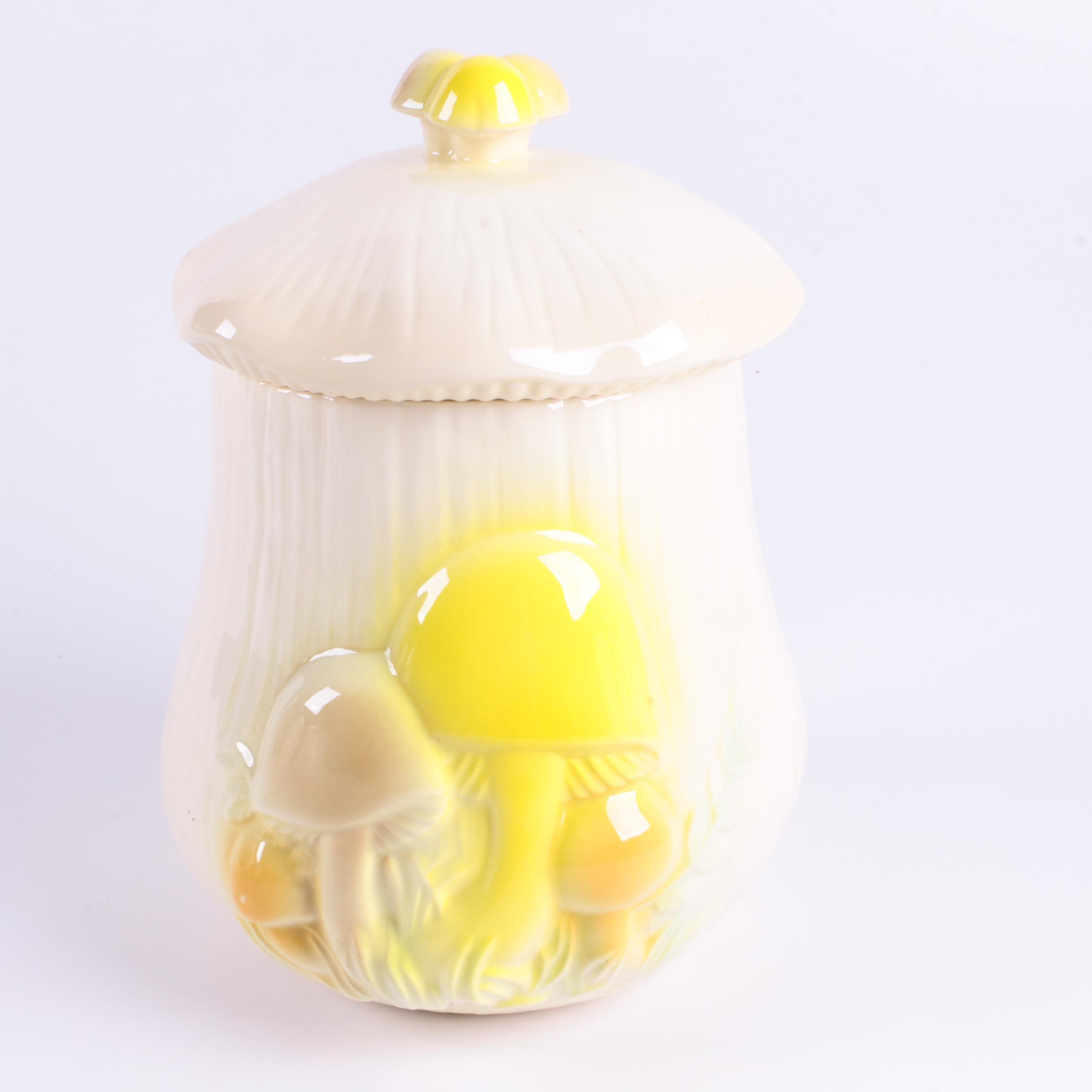 Arnel's Stoneware Kitchen Canisters