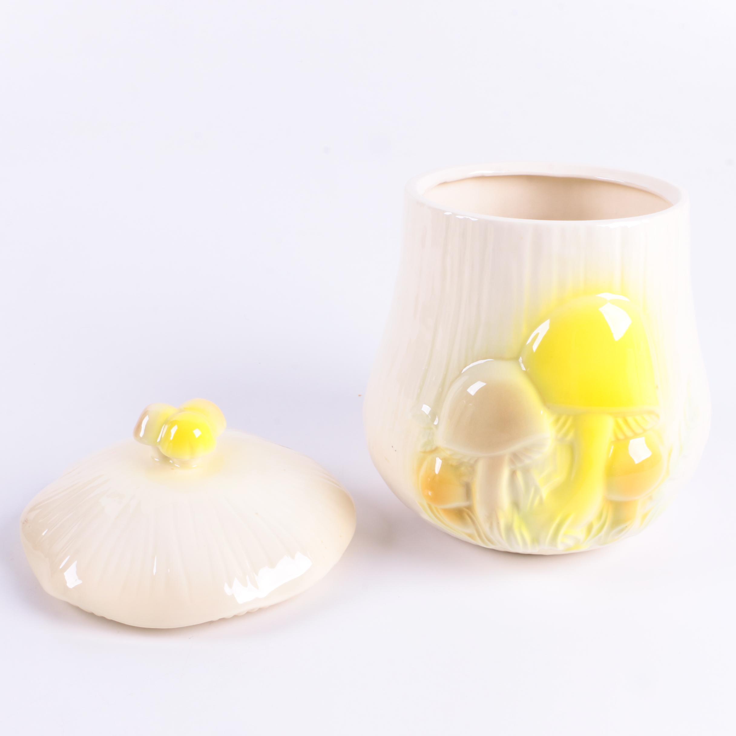 Arnel's Stoneware Kitchen Canisters