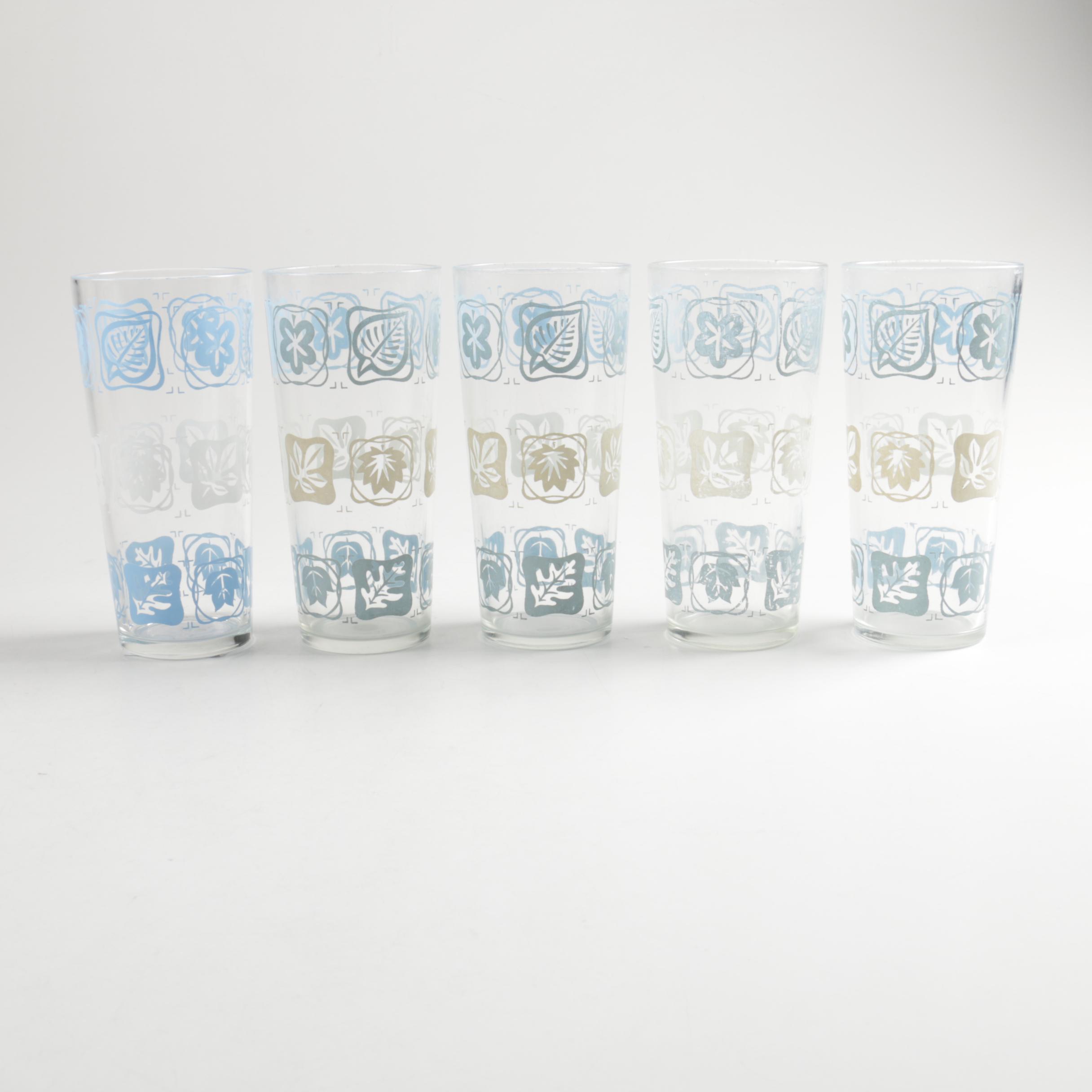 Mid Century Modern Glass Tumblers