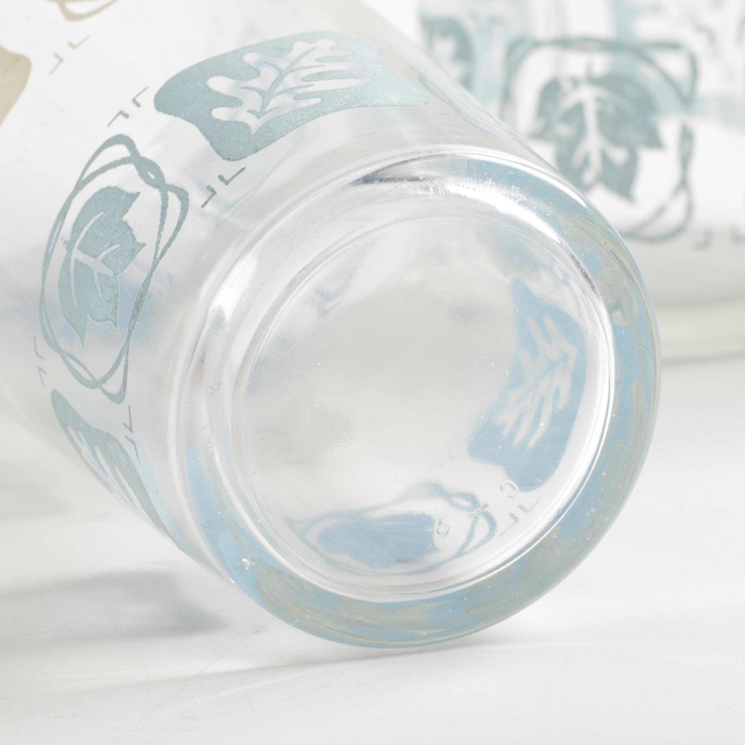 Mid Century Modern Glass Tumblers