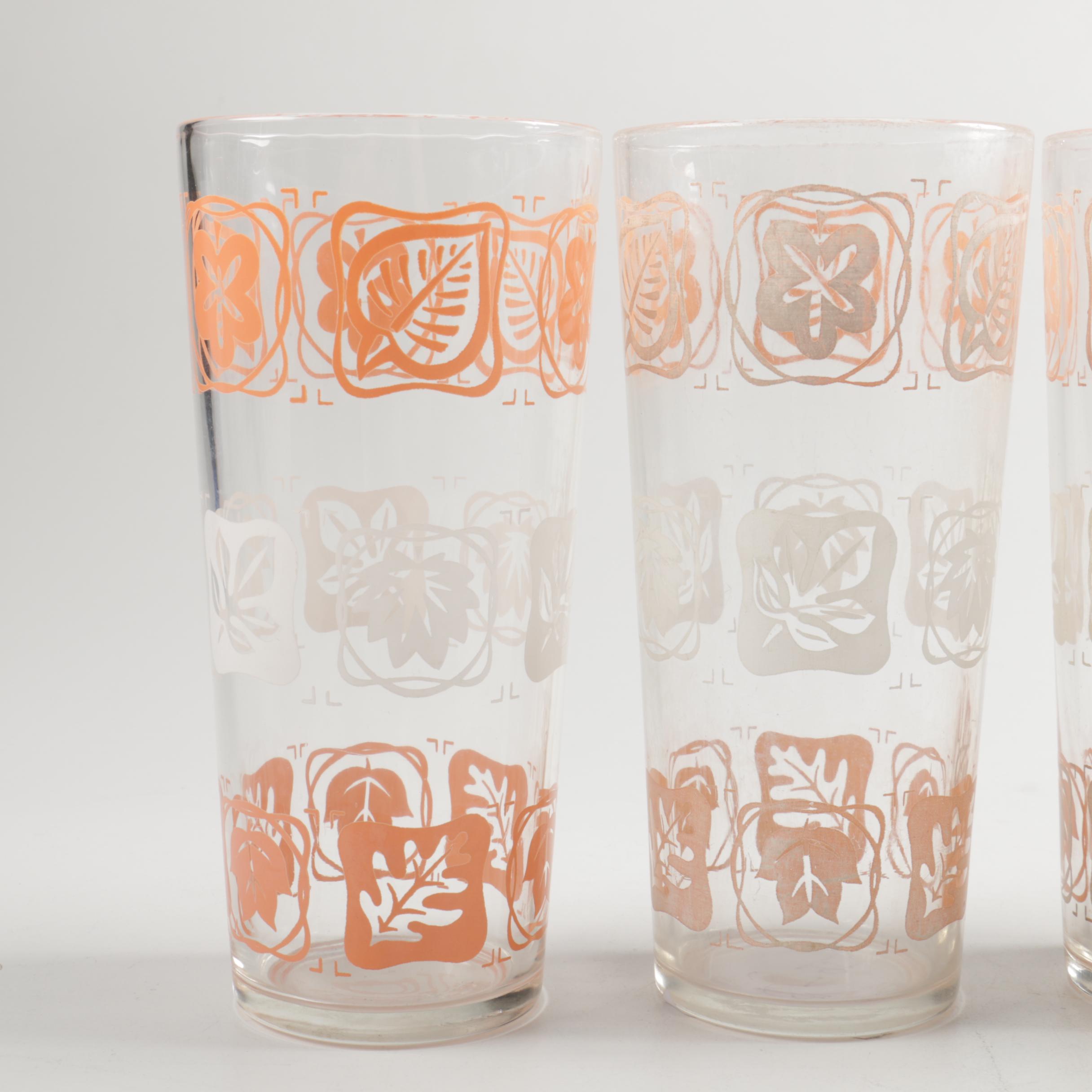 Mid Century Modern Glass Tumblers