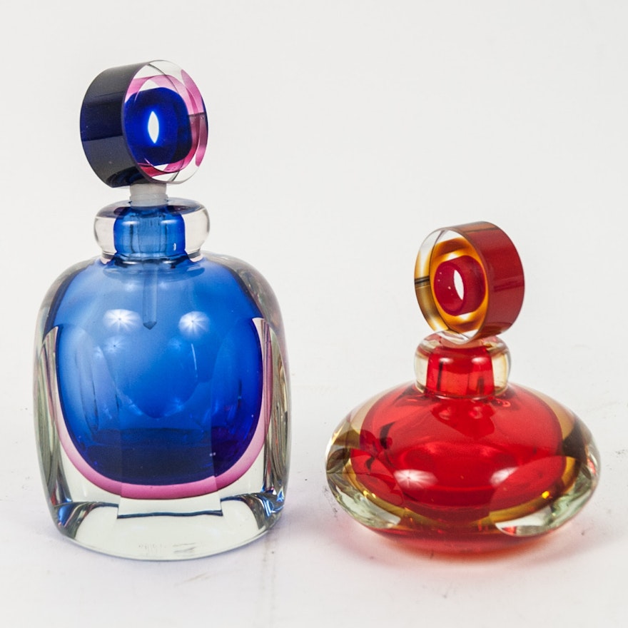 Vintage Glass Perfume Bottles