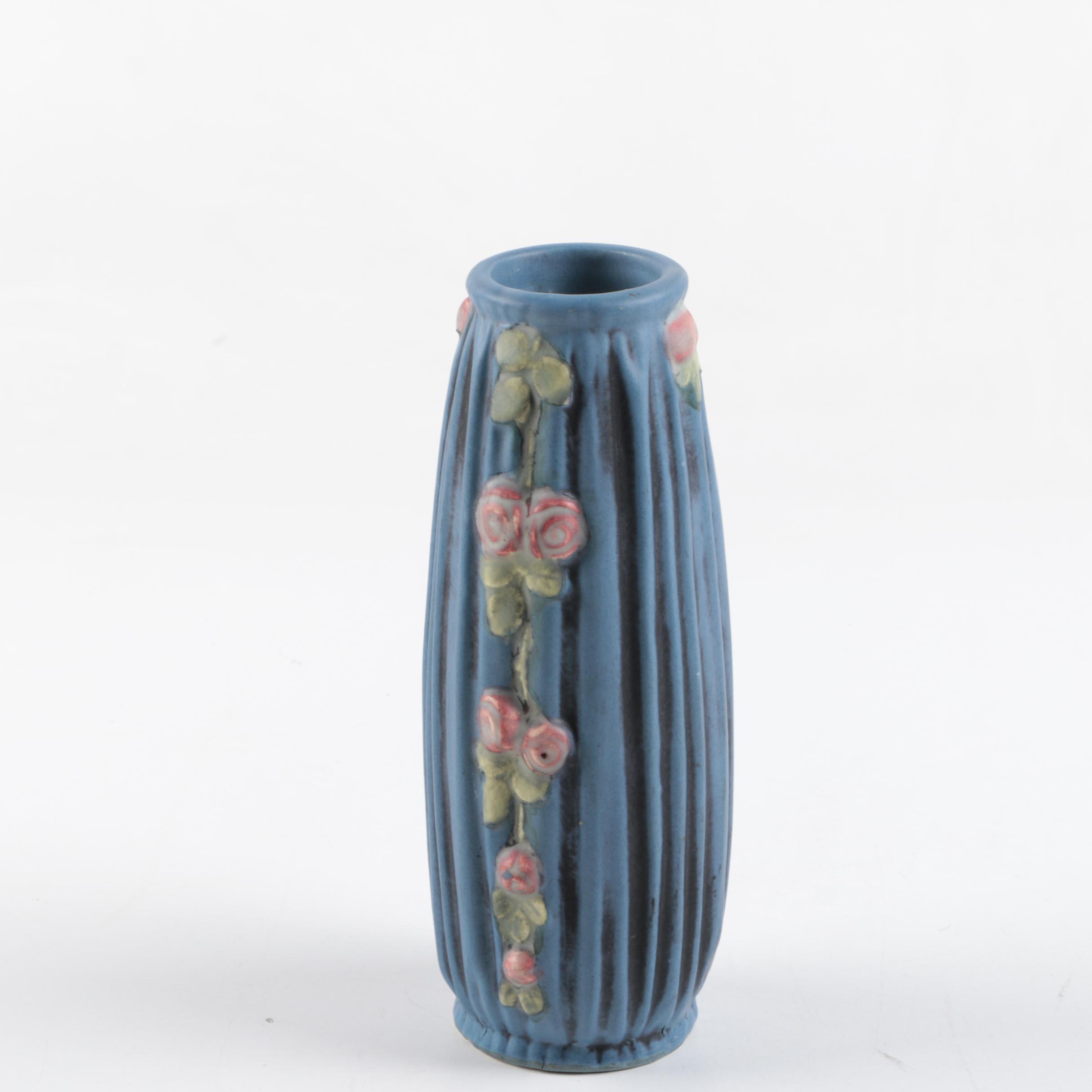 Weller "Blue Drapery" Ceramic Vase