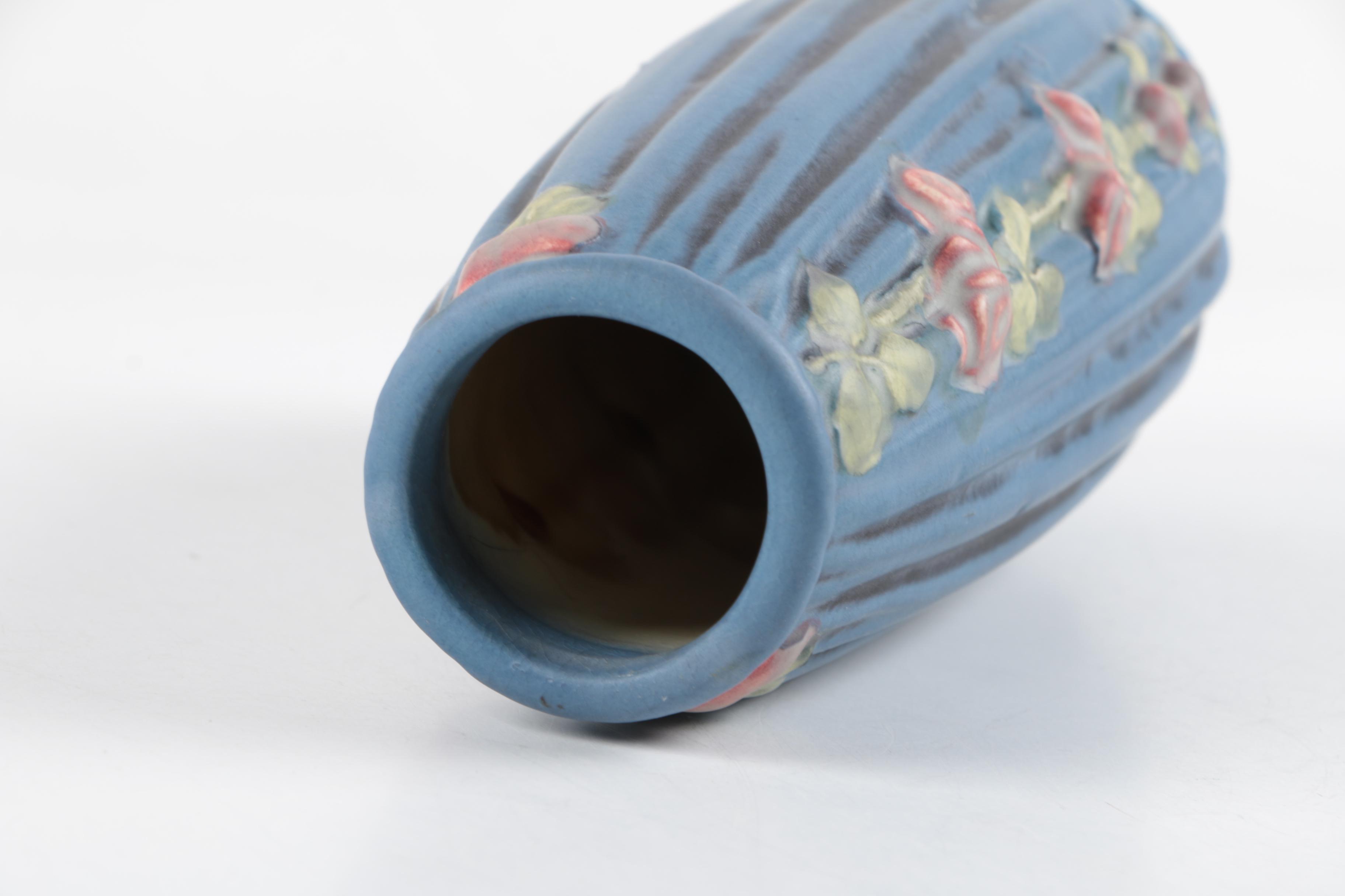 Weller "Blue Drapery" Ceramic Vase