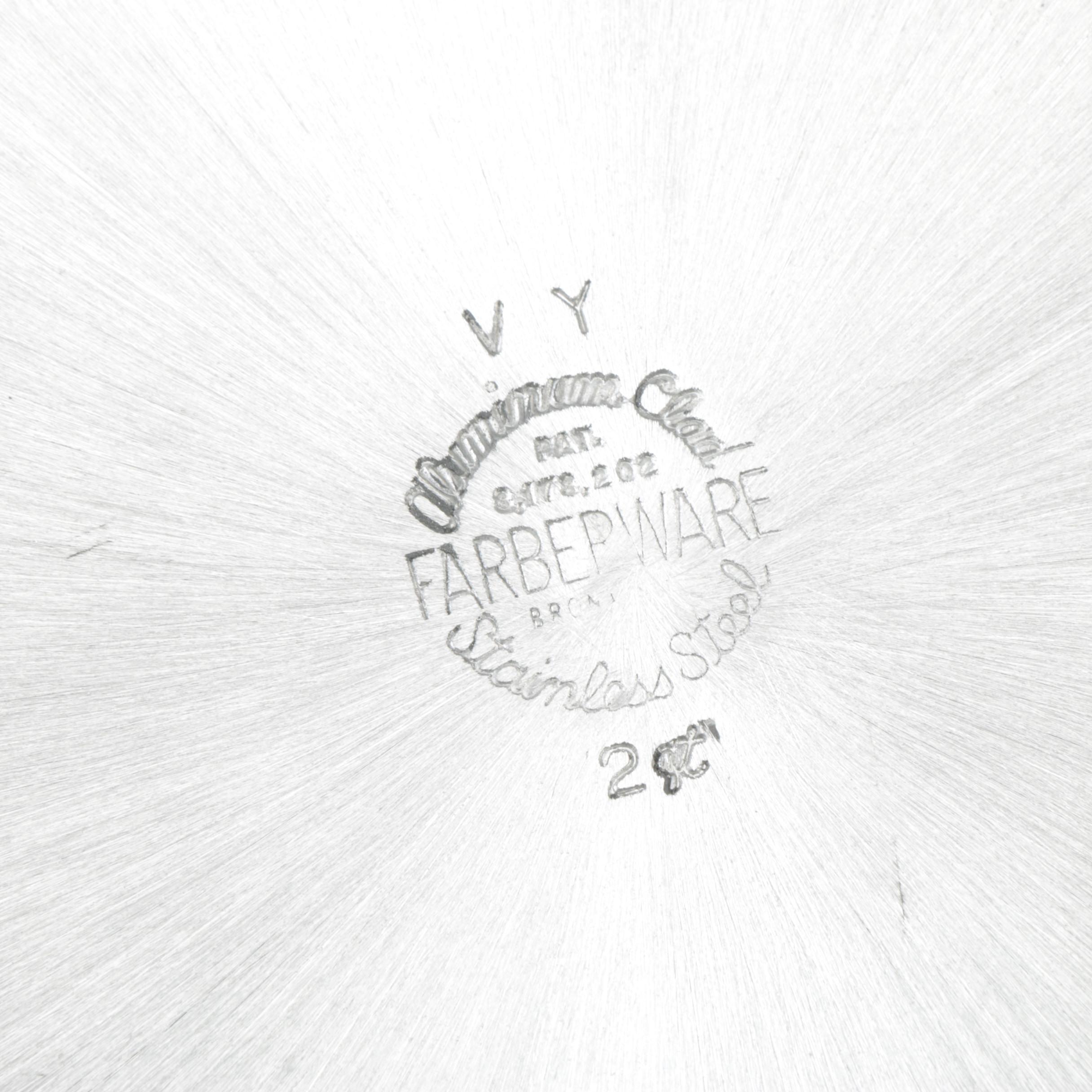 1960's Aluminum Clad Farberware Cookware