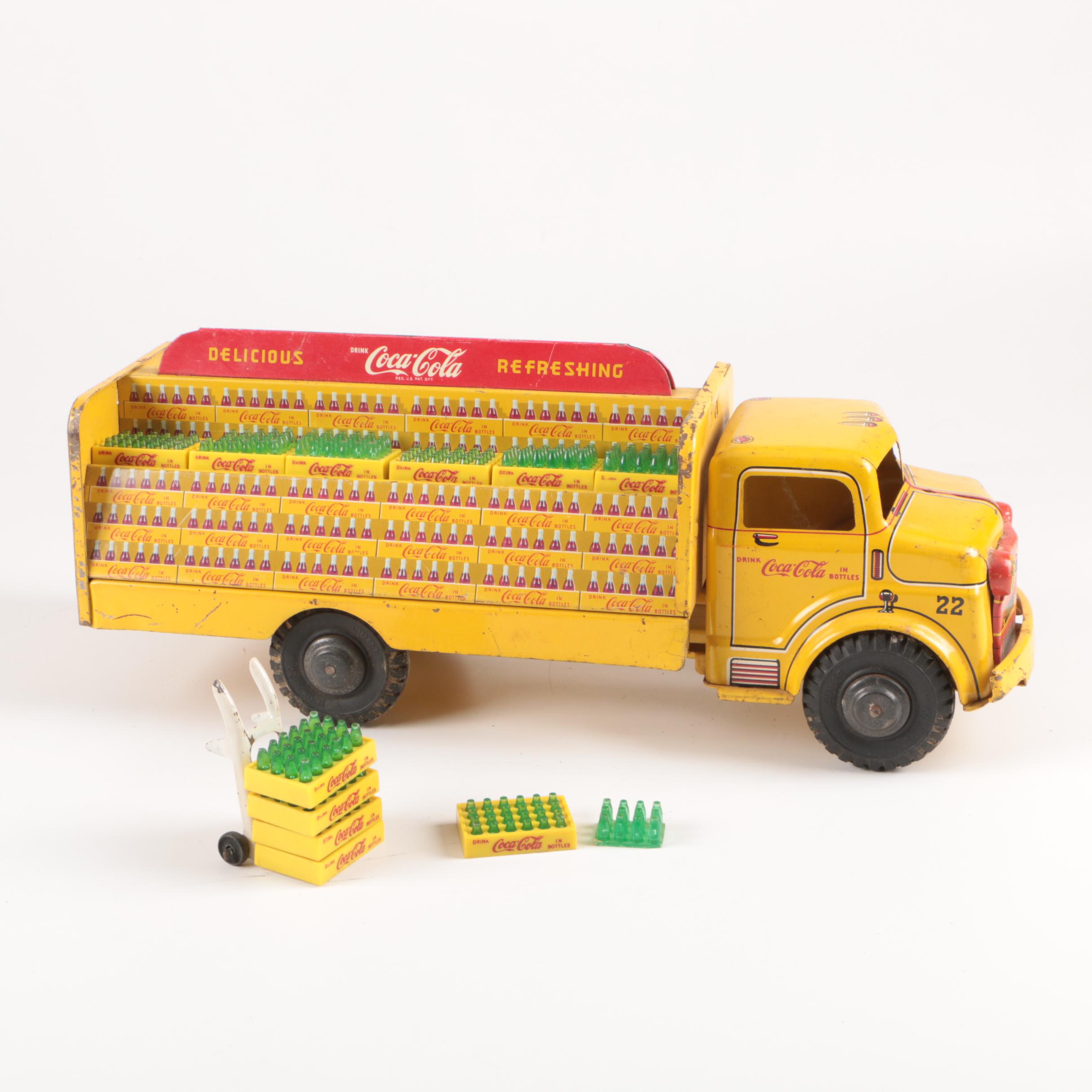 1950s Marx Tin Litho Coca-Cola Delivery Truck