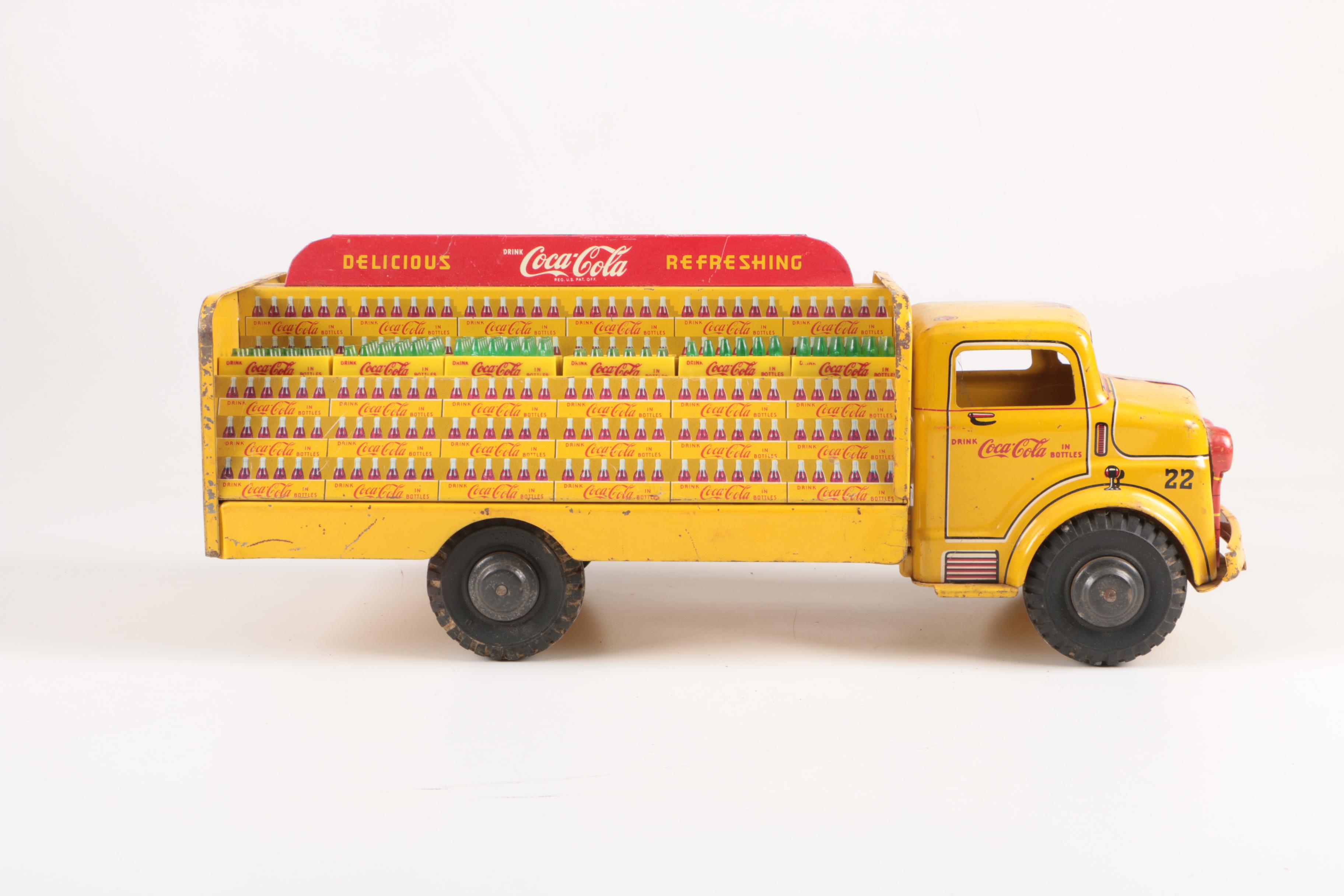 1950s Marx Tin Litho Coca-Cola Delivery Truck