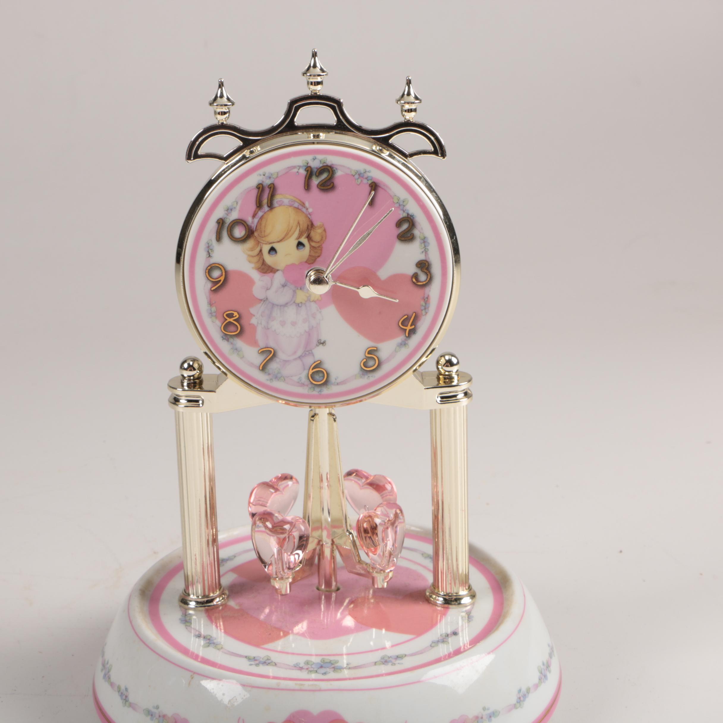 Battery Operated Precious Moments Anniversary Clock