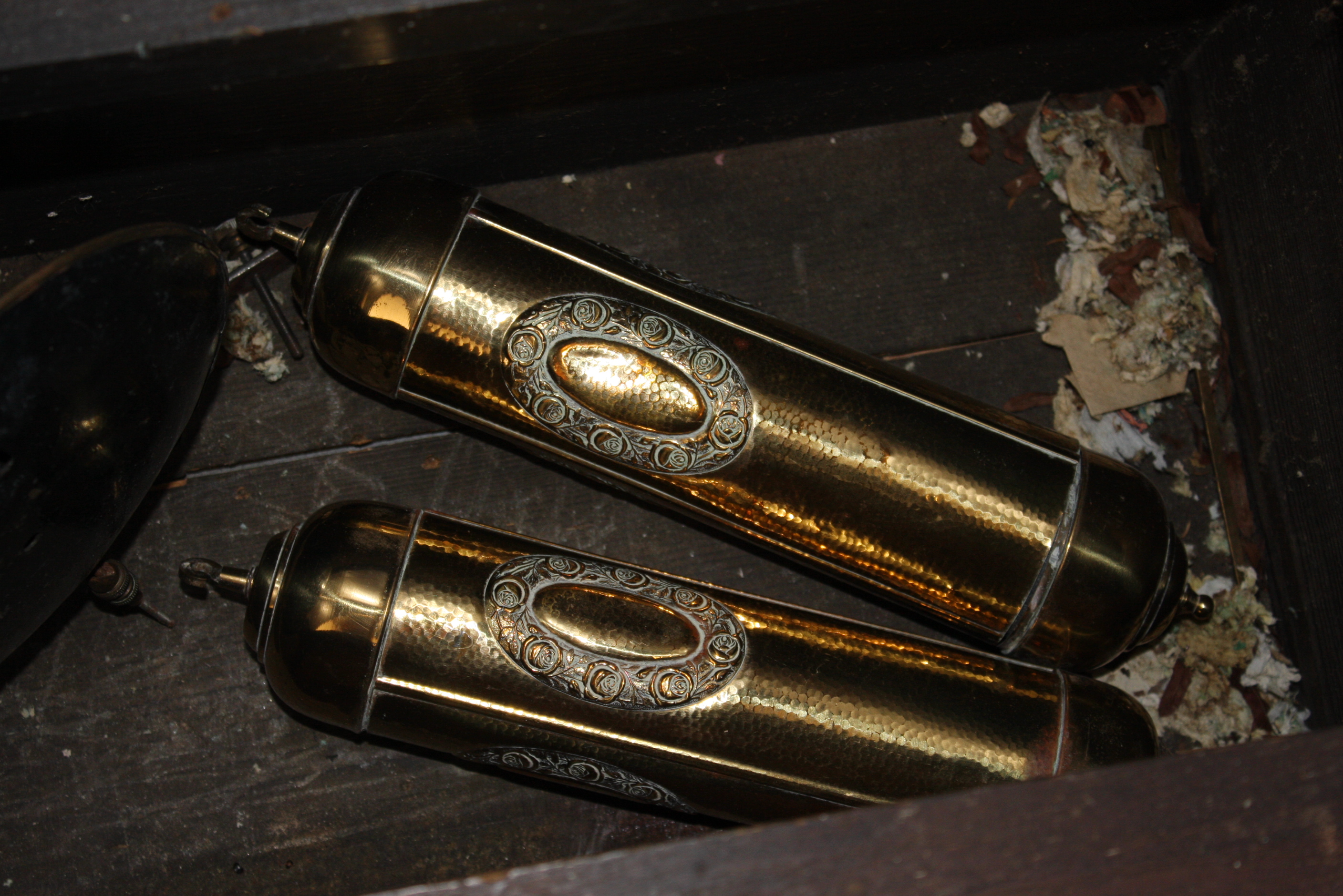 Antique Divina Gong Carved Wooden Grandfather Clock