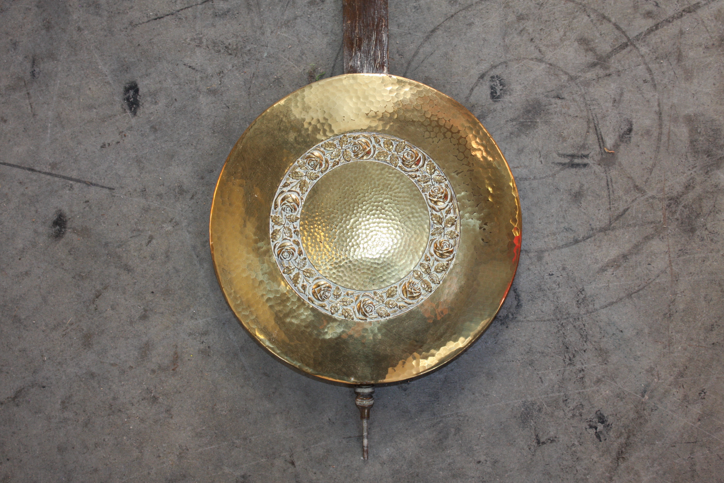 Antique Divina Gong Carved Wooden Grandfather Clock