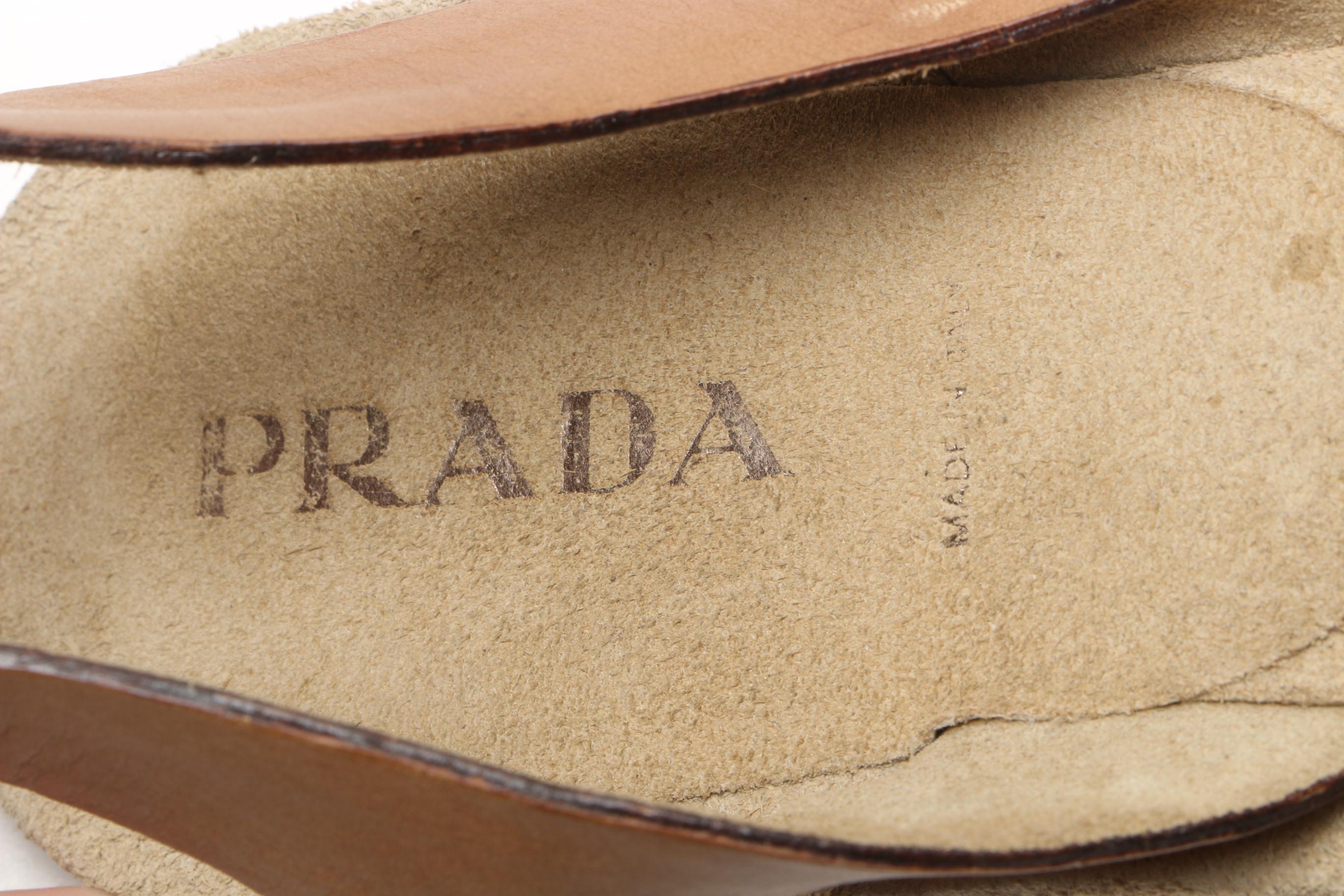 Prada Leather Sandals