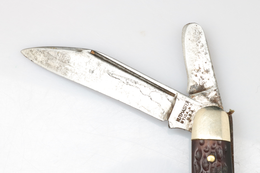 Vintage Kutmaster Three Blade Stockman Pocket Knife