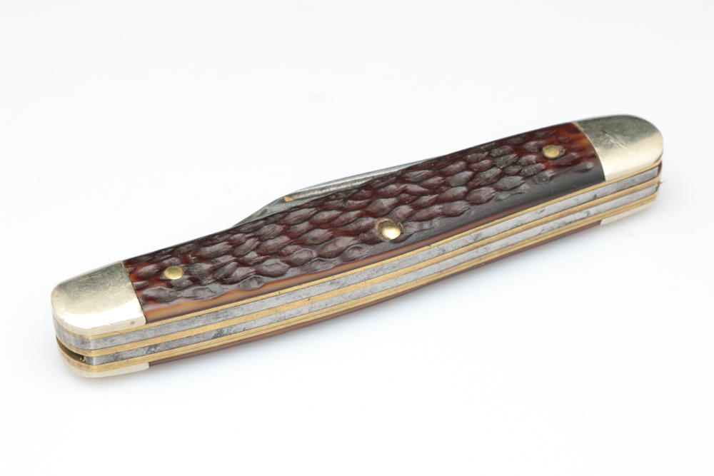 Vintage Kutmaster Three Blade Stockman Pocket Knife