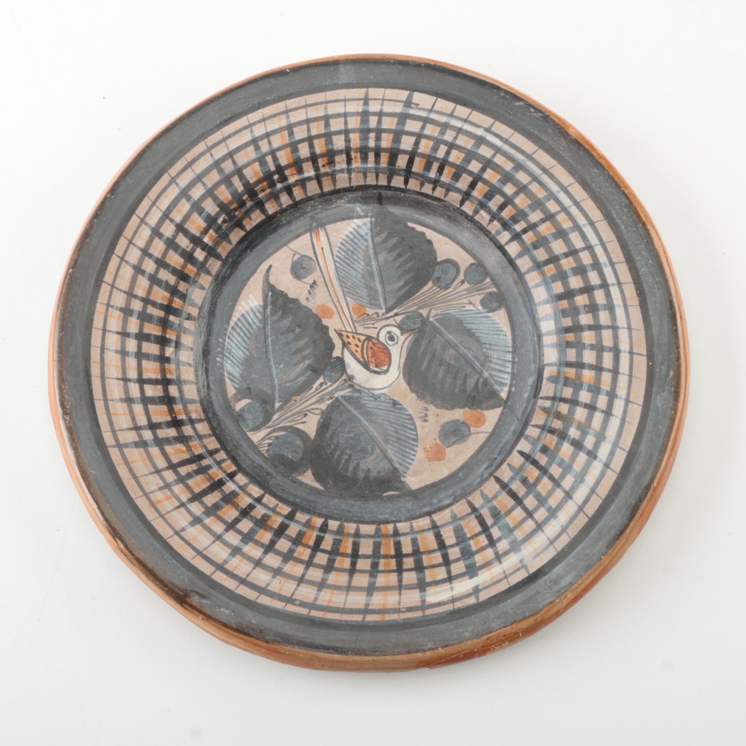 Handpainted Mexican Folk Art Pottery