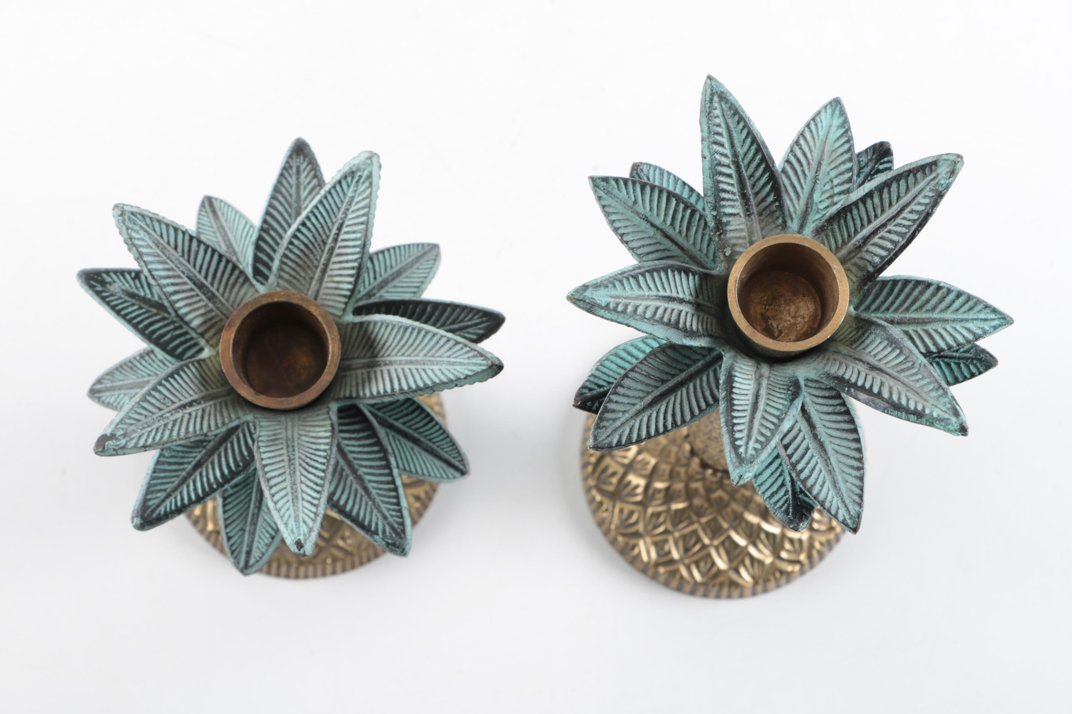 Palm Tree Candlesticks