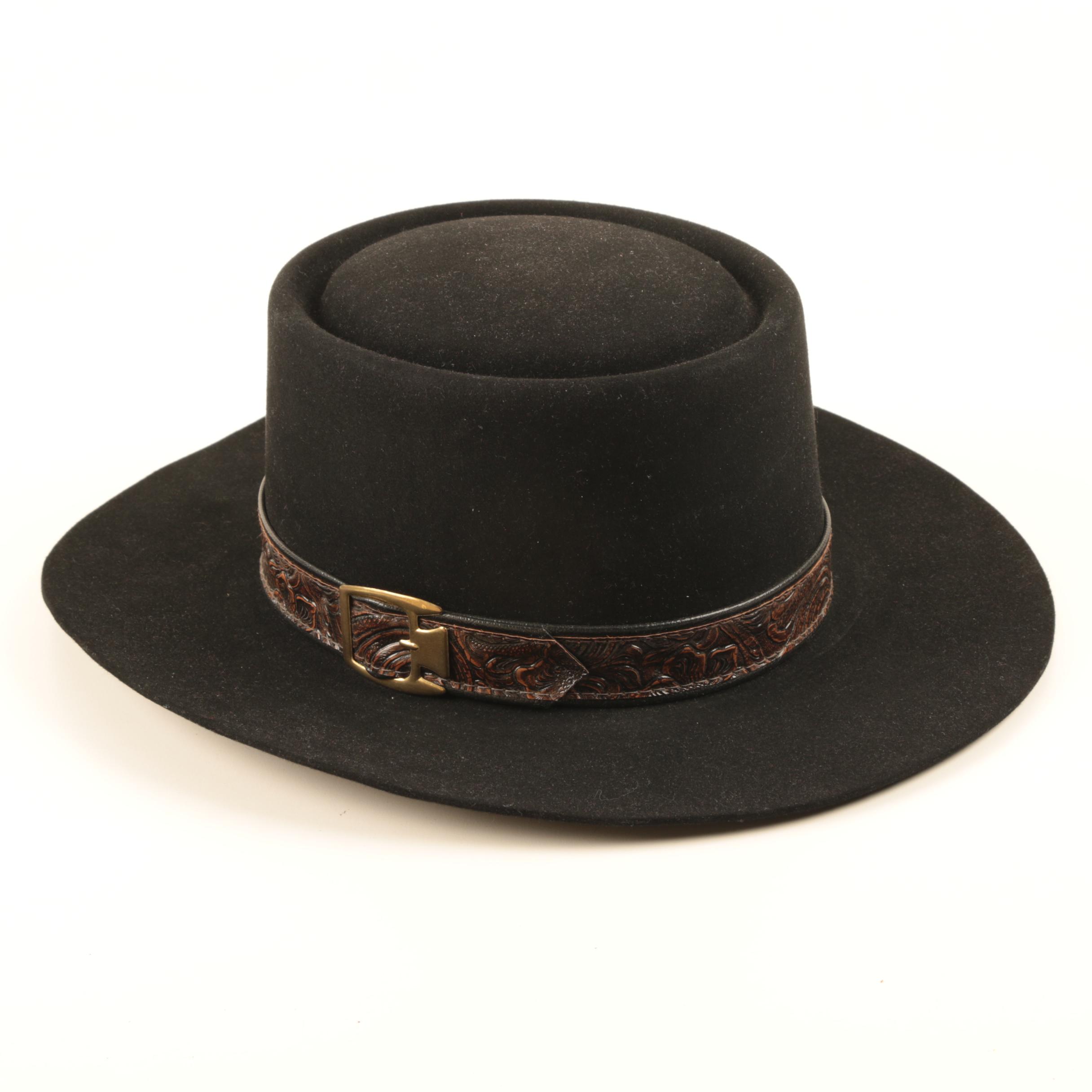Stetson Black 4X Beaver Felt Western Hat