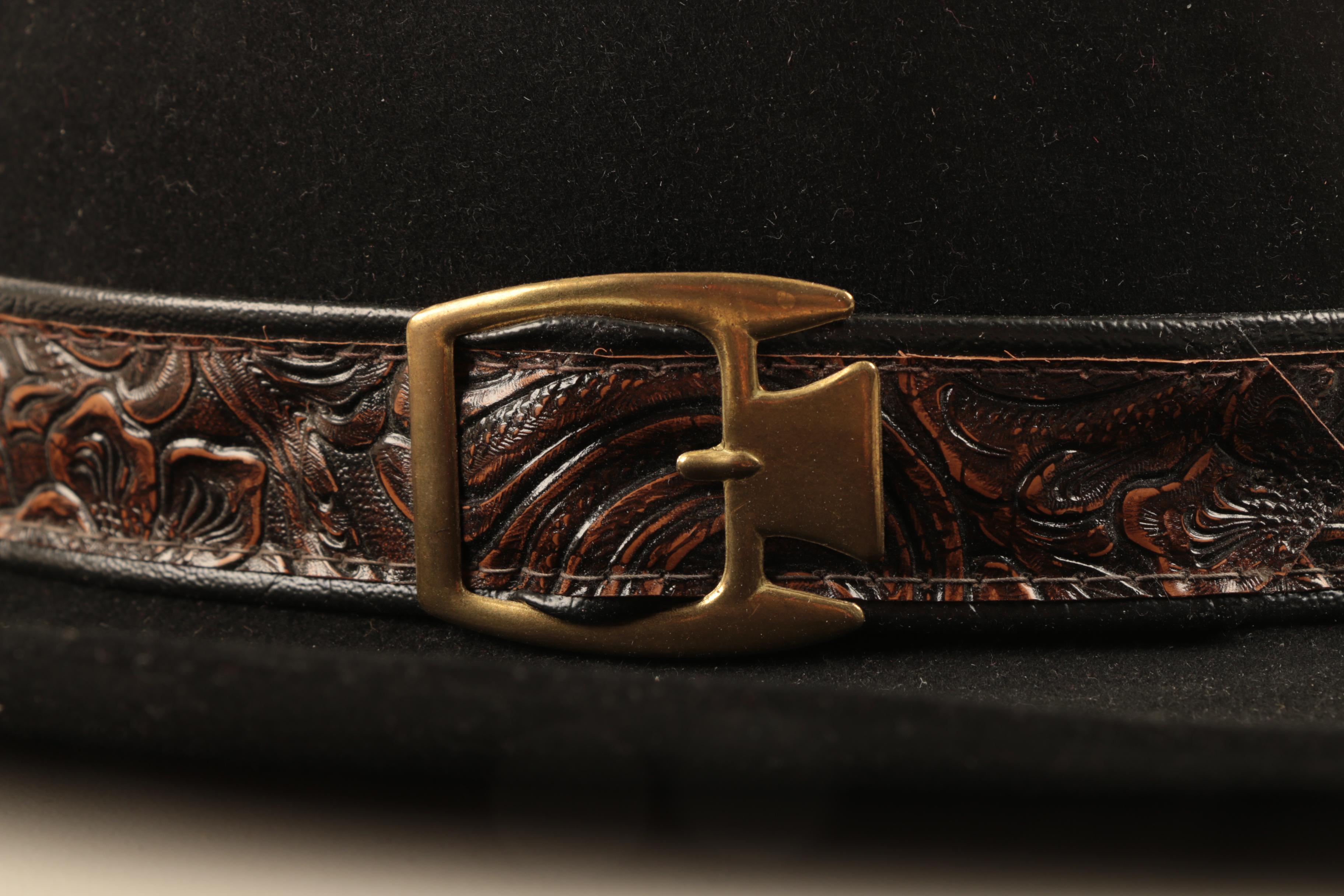 Stetson Black 4X Beaver Felt Western Hat