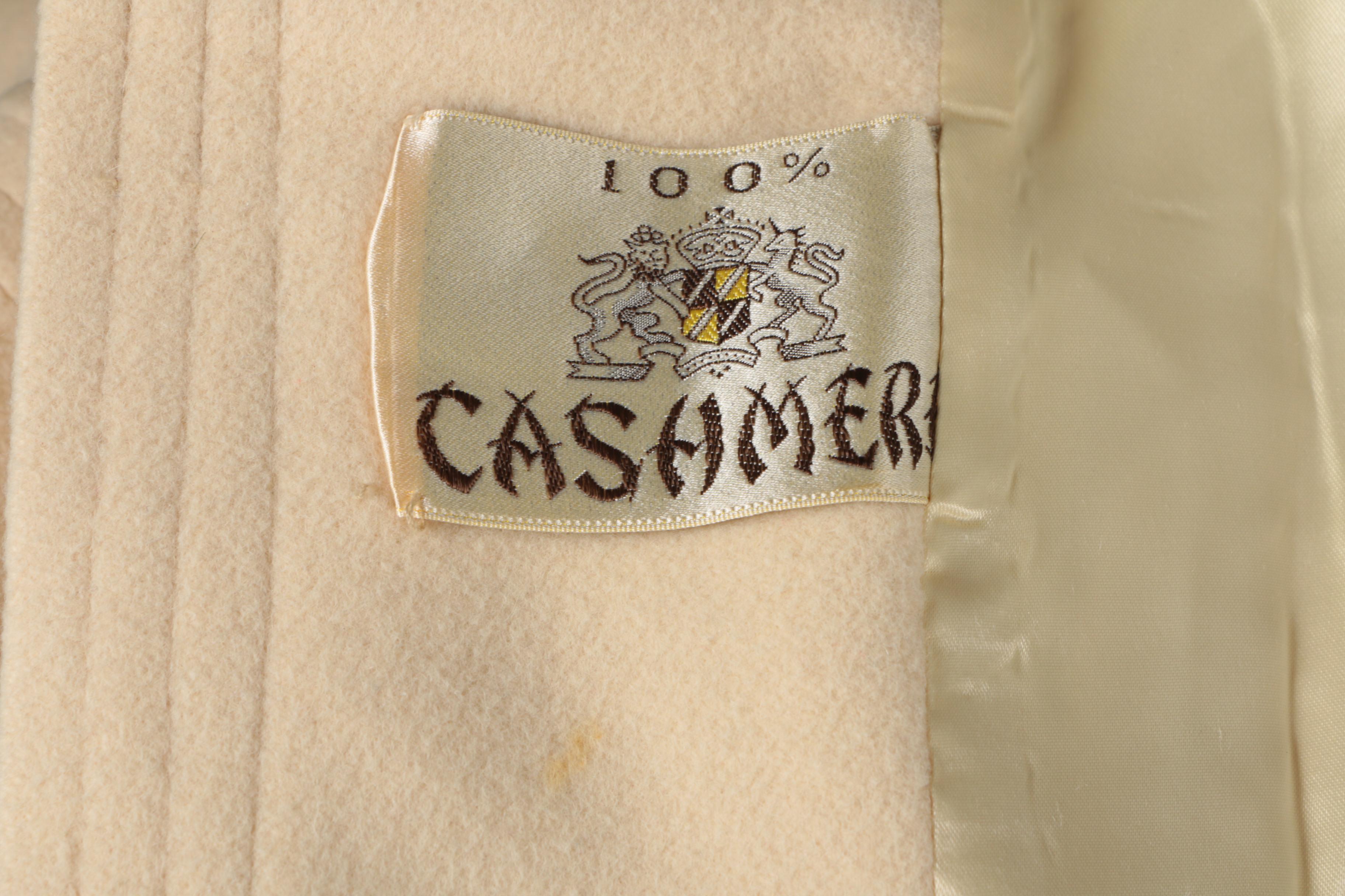 Women's Vintage Cashmere Wrap Coat