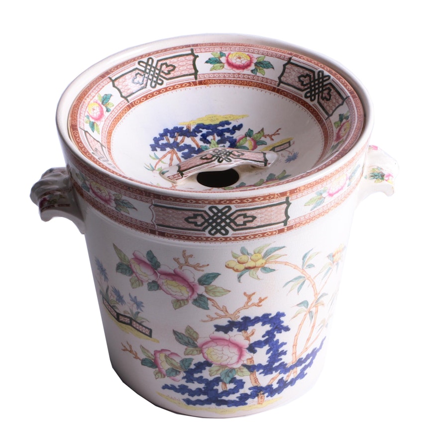 Asian Inspired Lidded Cuspidor