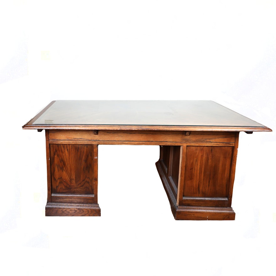 Oak Executive Style Desk