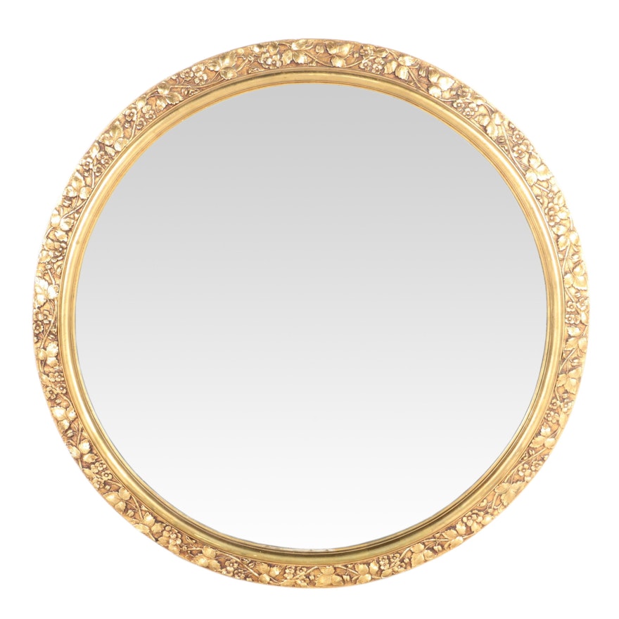Gold Gilt Wood Framed Wall Mirror