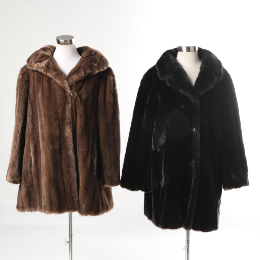 Women's Faux Fur Car Coats Including Russel Taylor Minçara