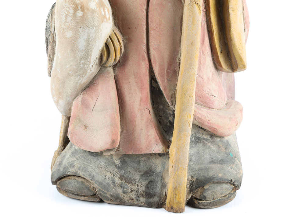 Asian Wise Man Sculpture