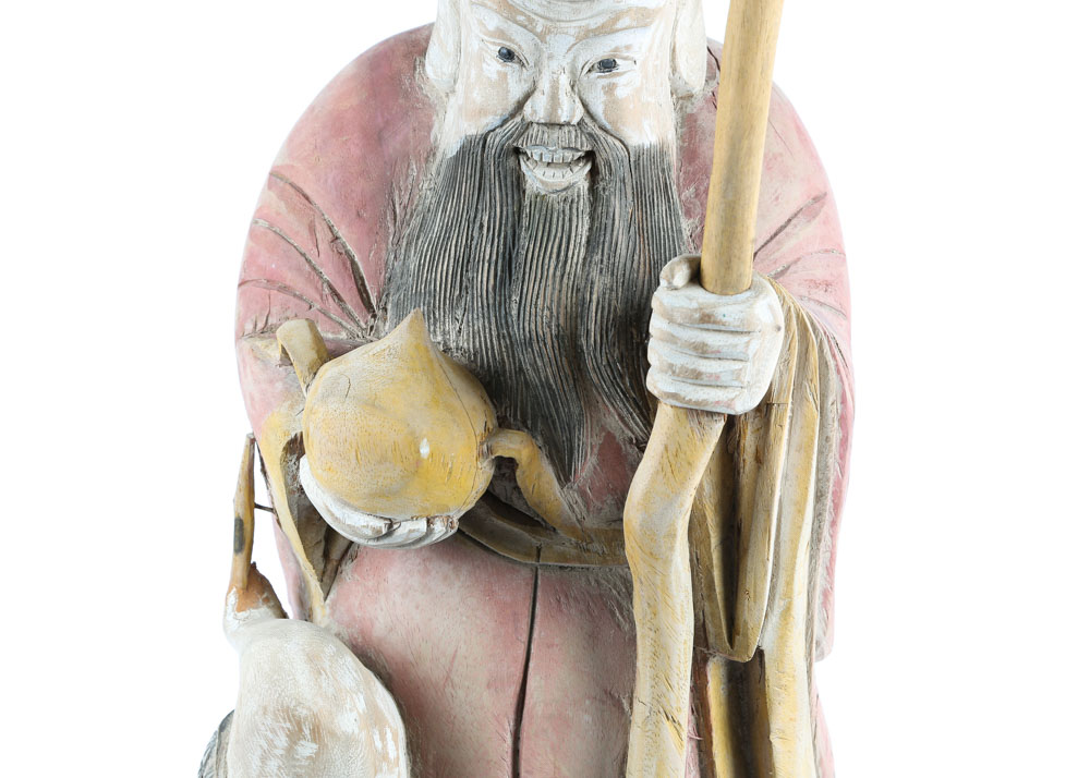 Asian Wise Man Sculpture